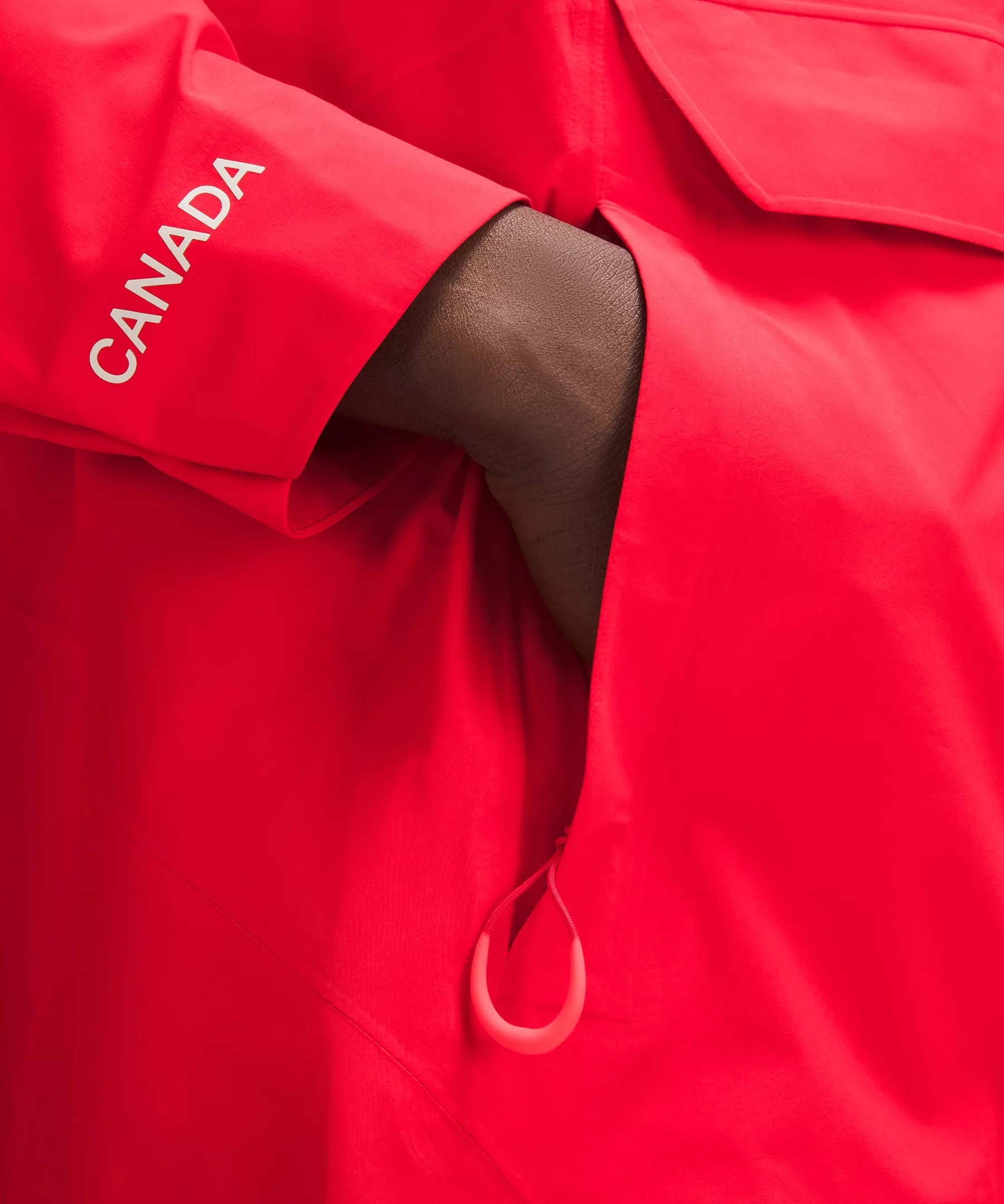 Team Canada Men's Packable Rain Poncho *COC Logo - 6