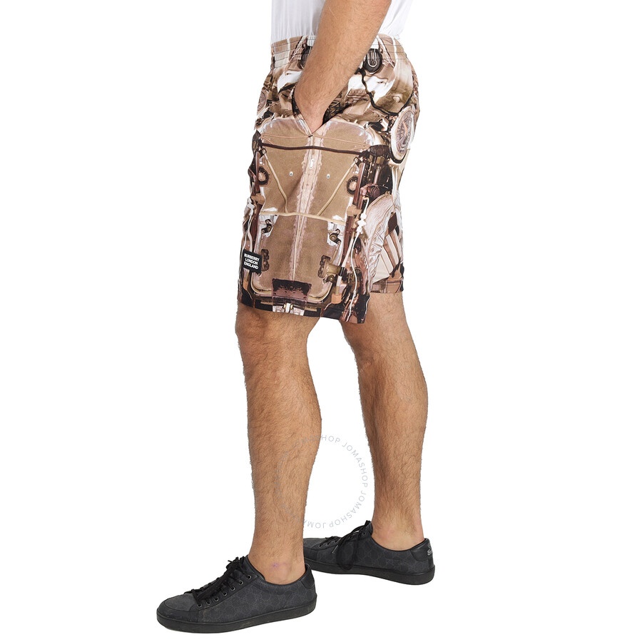 Burberry Men's Bronze Stretton Wilford Mesh Shorts - 4