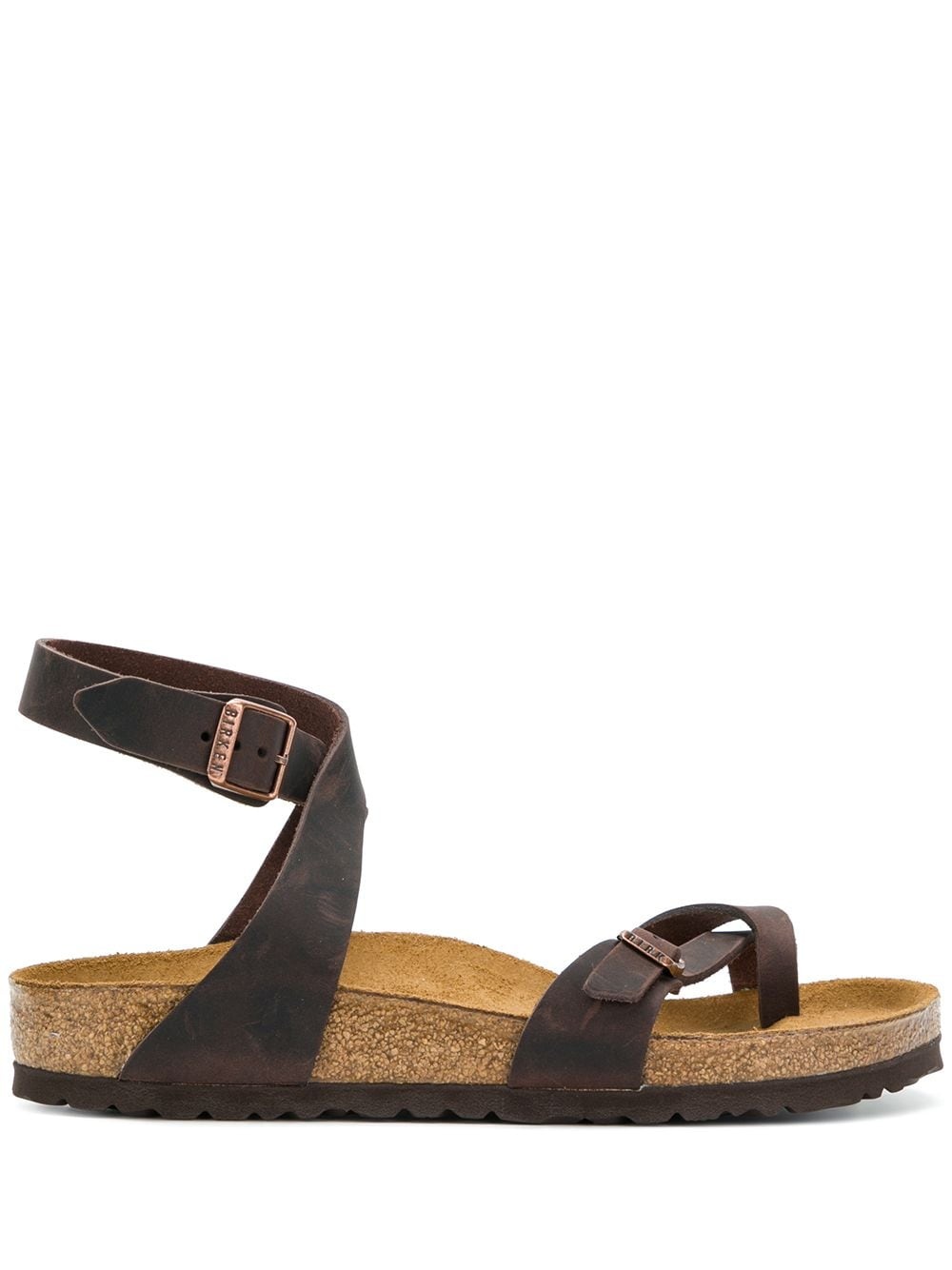 toe-strap buckle sandals - 1