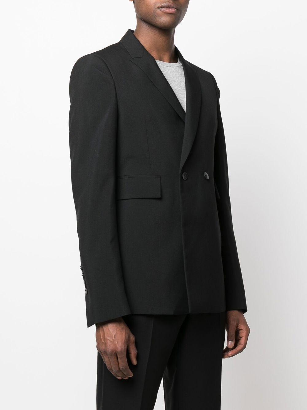double-breasted tailored blazer - 3
