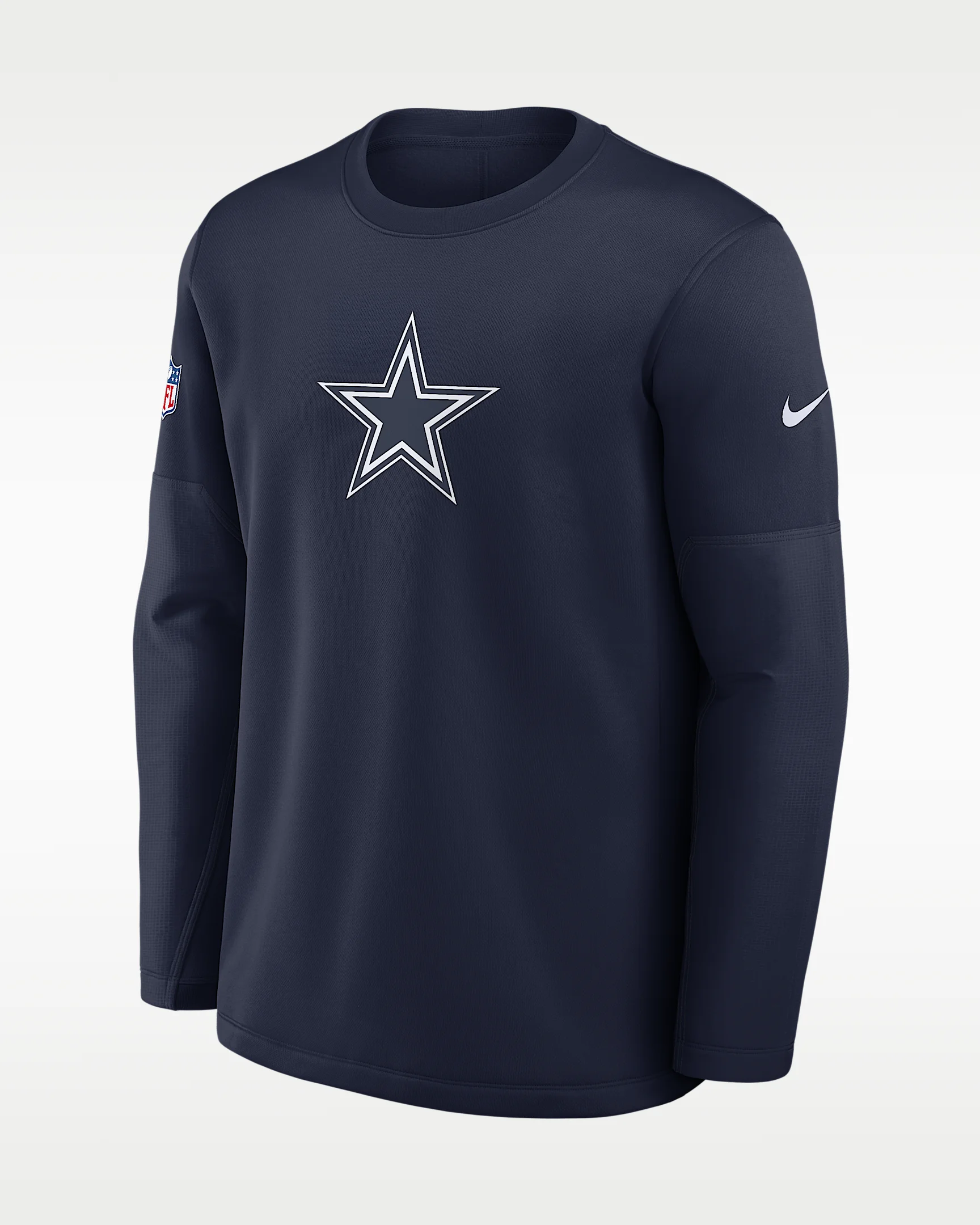 Dallas Cowboys Sideline Coaches Men's Nike Therma-FIT NFL Long-Sleeve T-Shirt - 1