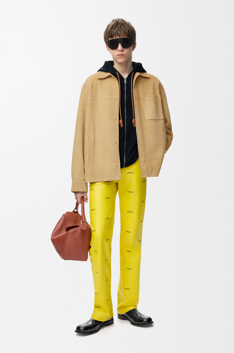 Loewe Overshirt in suede lambskin outlook