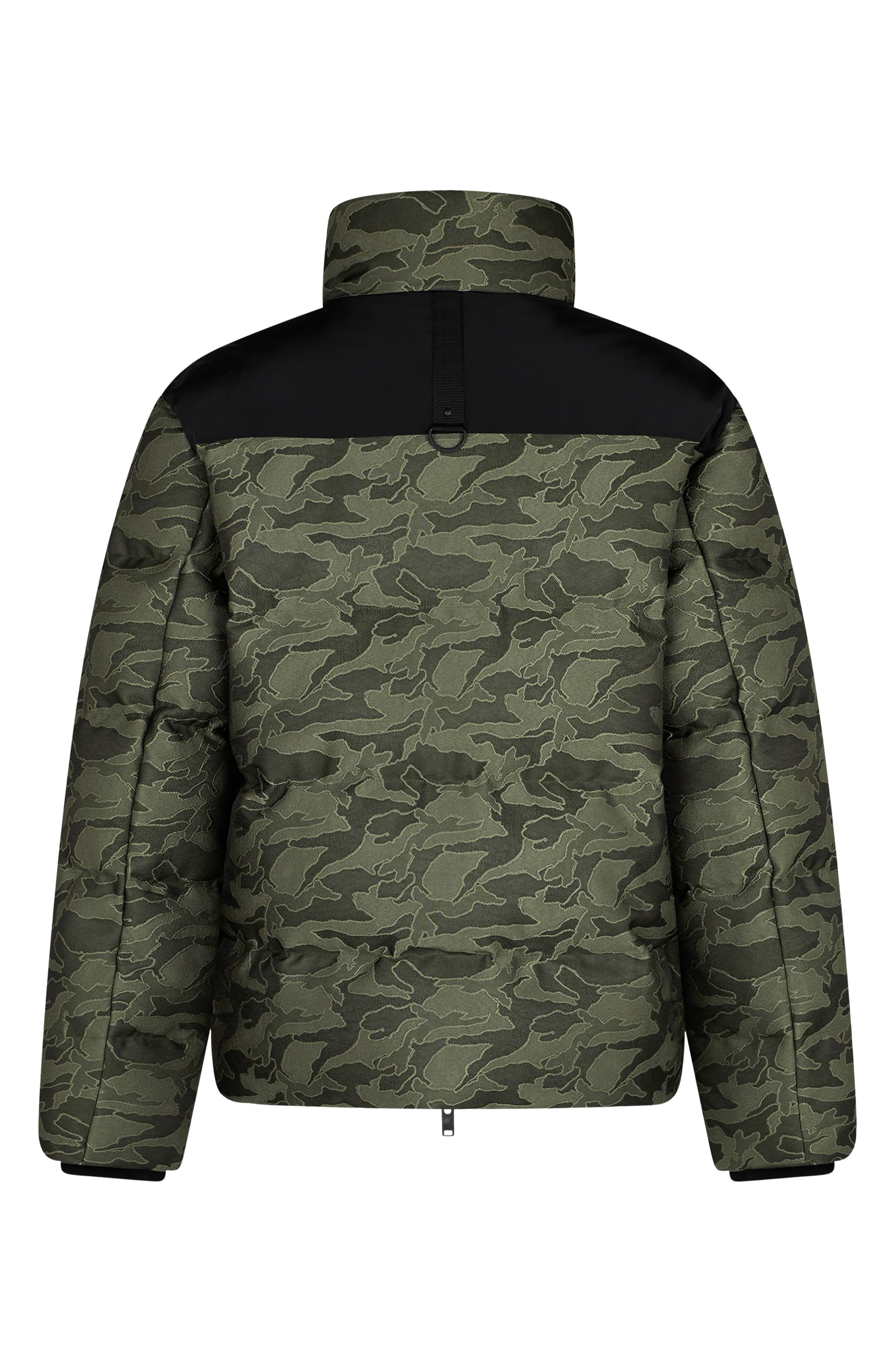 Moose Knuckles Kings Camo Jacquard Down Puffer Jacket in Moss Camo at Nordstrom - 6