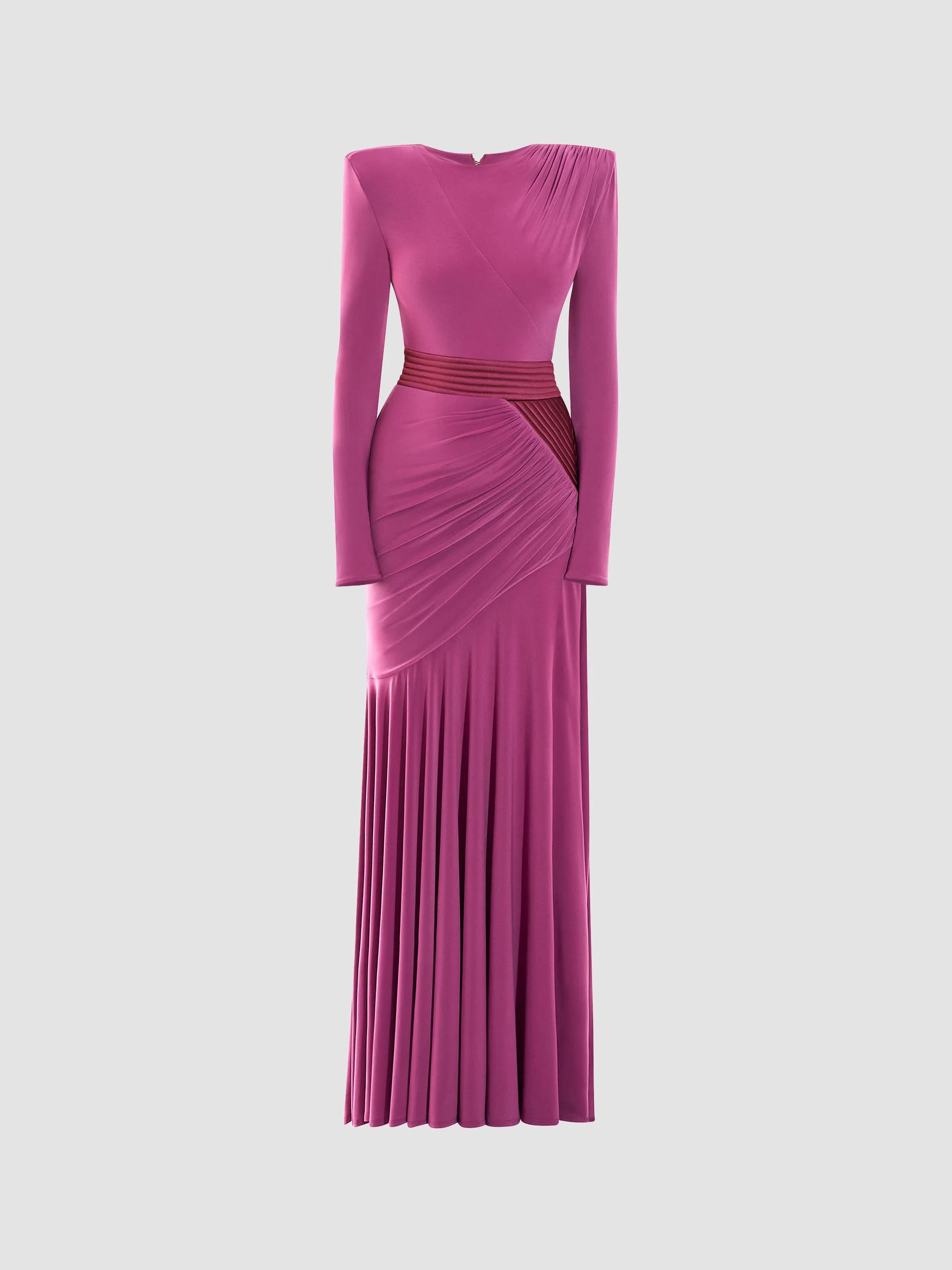 Women's How Light She Is Ruched Gown - Mauve - 1