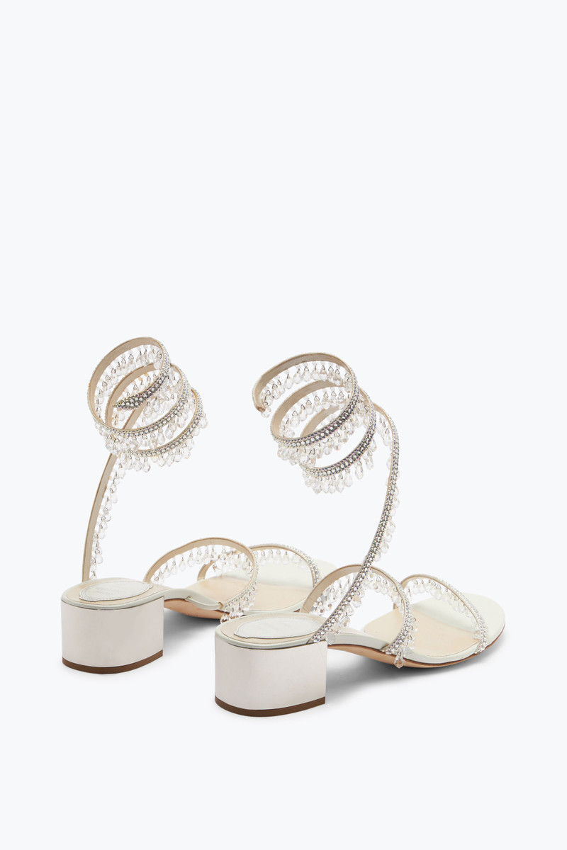 RENE CAOVILLA Chandelier Pearl Grey Sandal 40 outlook