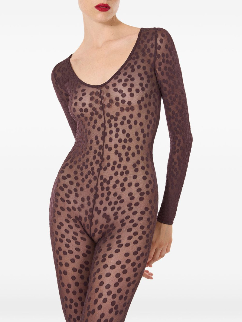 dots-pattern catsuit 4