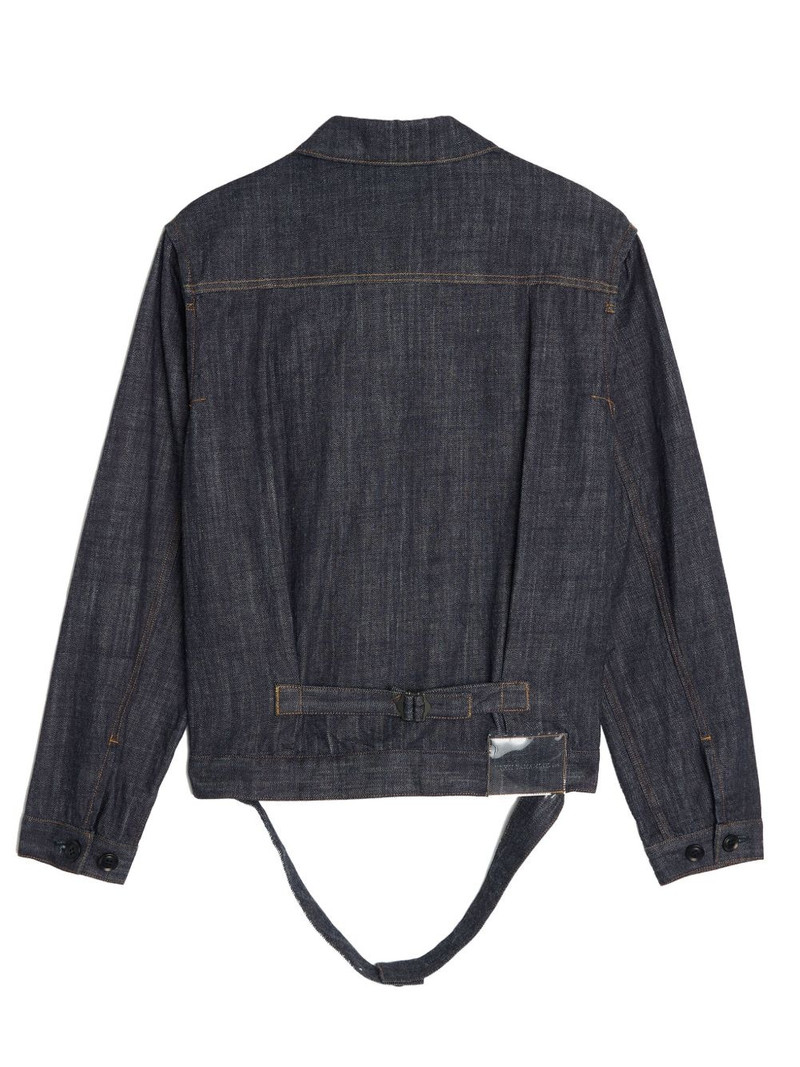 Y's button-up denim jacket outlook