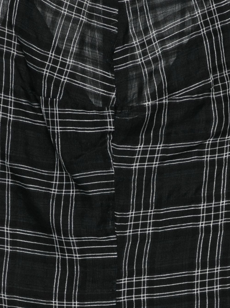 check-pattern sheer blouse 3