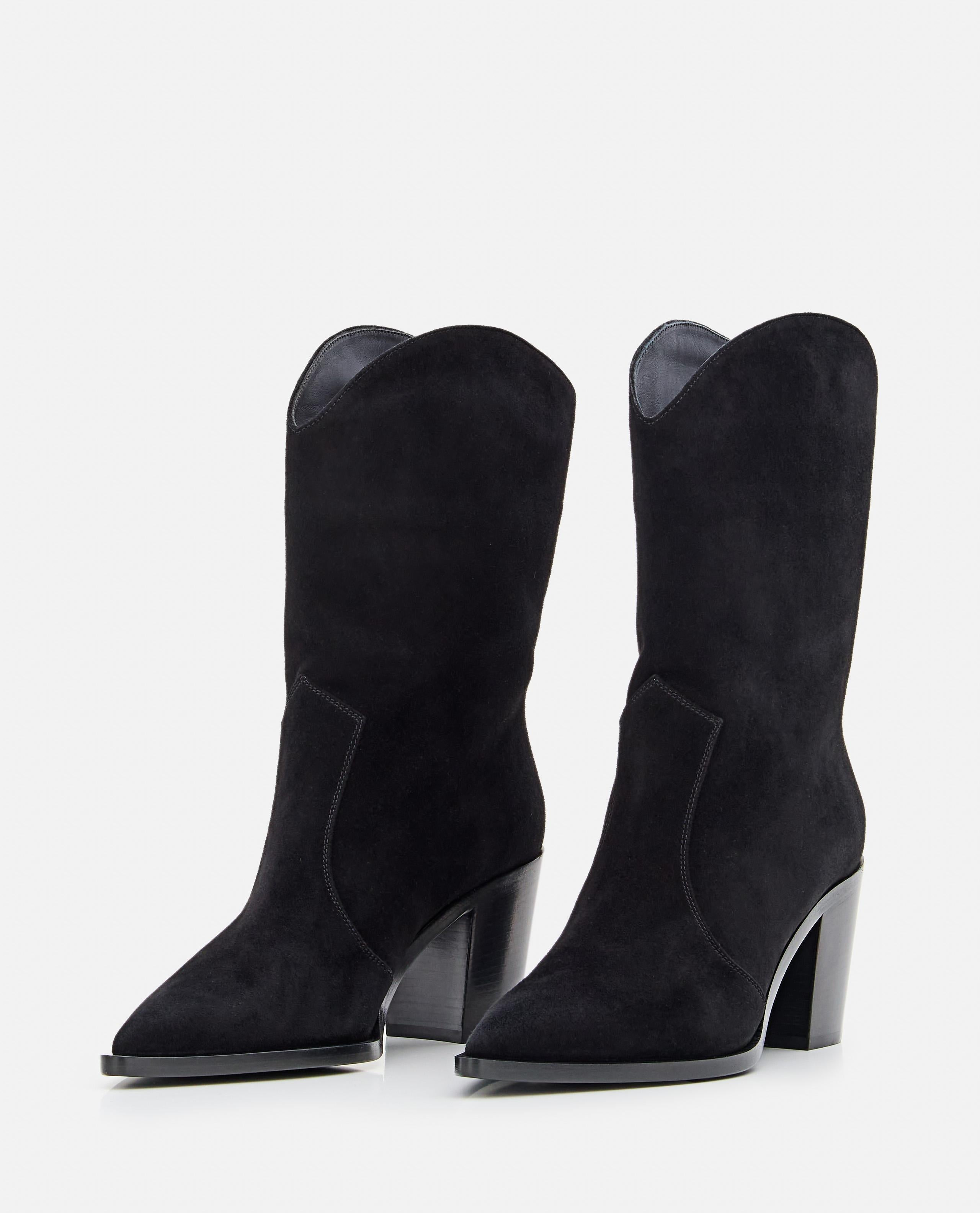 DENVER SUEDE TEXAN BOOTS - 2