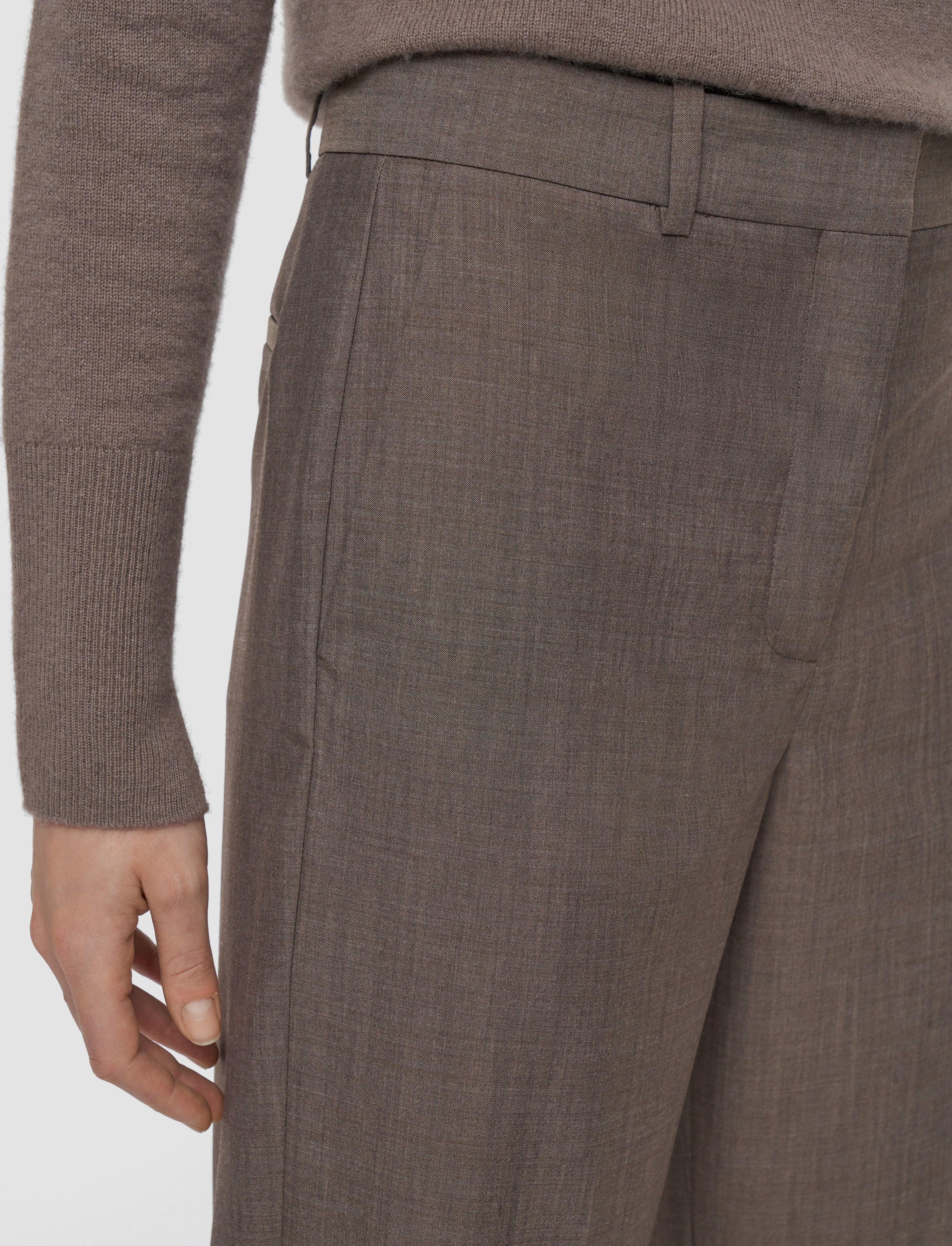 Trina Light Wool Tailoring Trousers - 5