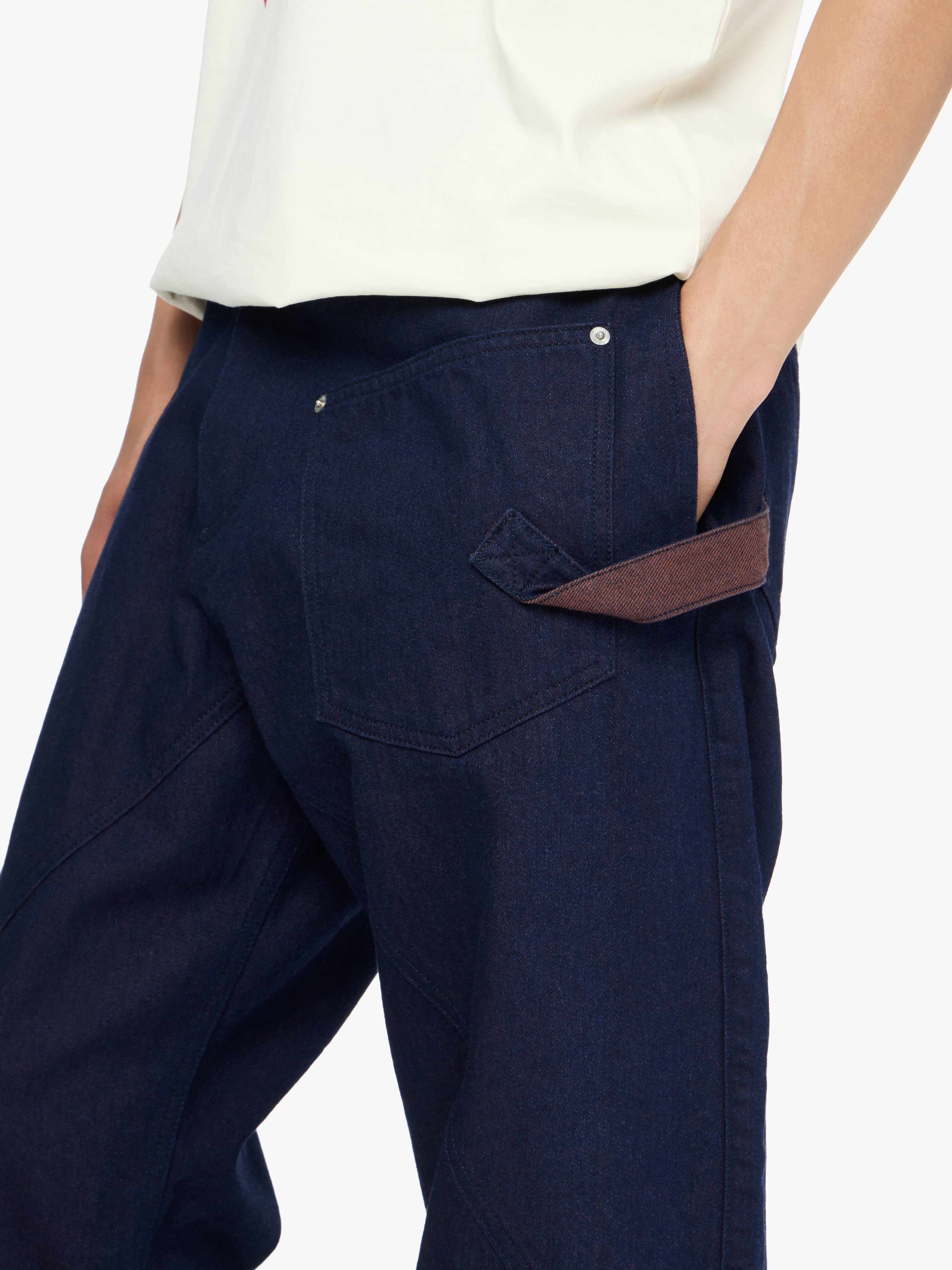TURN UP TWISTED WORKWEAR JEANS - 5