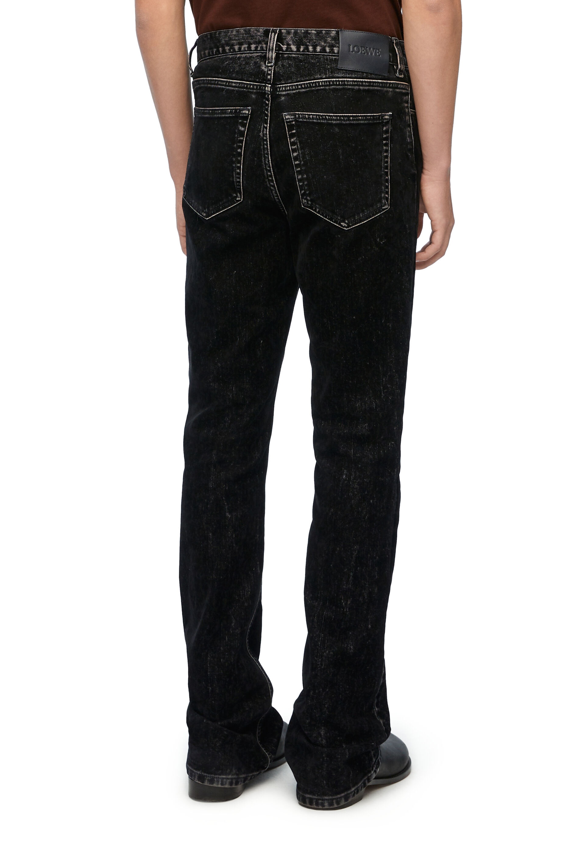 Bootleg jeans in denim - 4