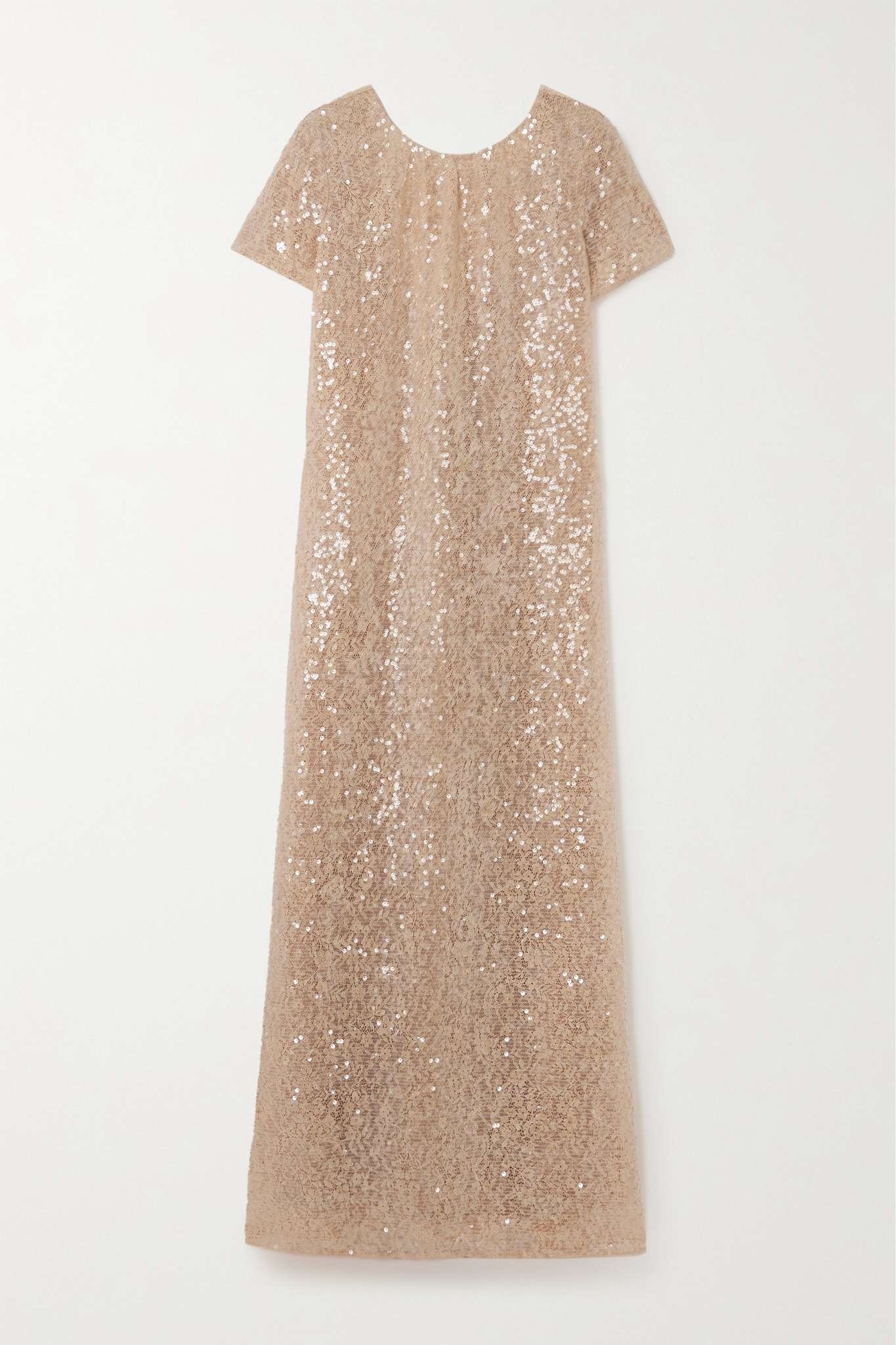 Safi open-back sequined lace maxi dress - 1