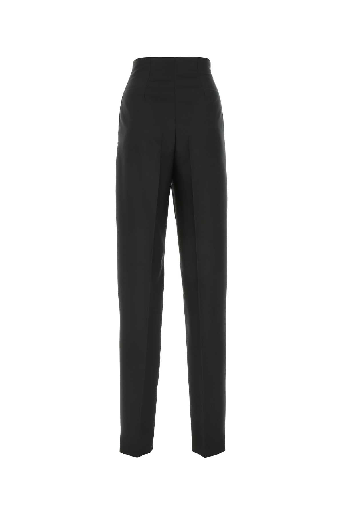Sportmax Women Black Polyester Marche Pant - 2