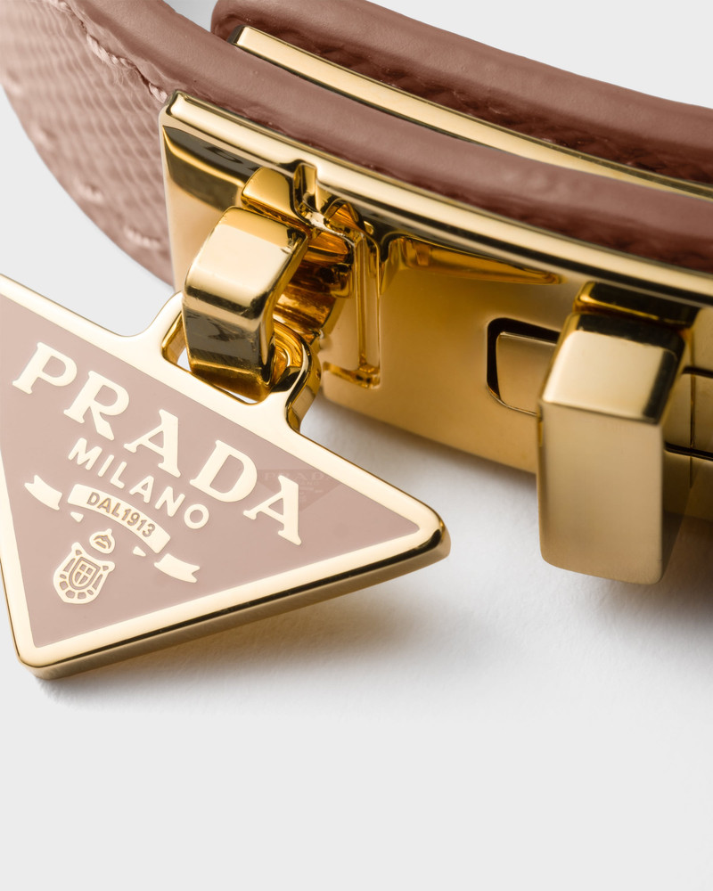 Prada Saffiano leather bracelet outlook