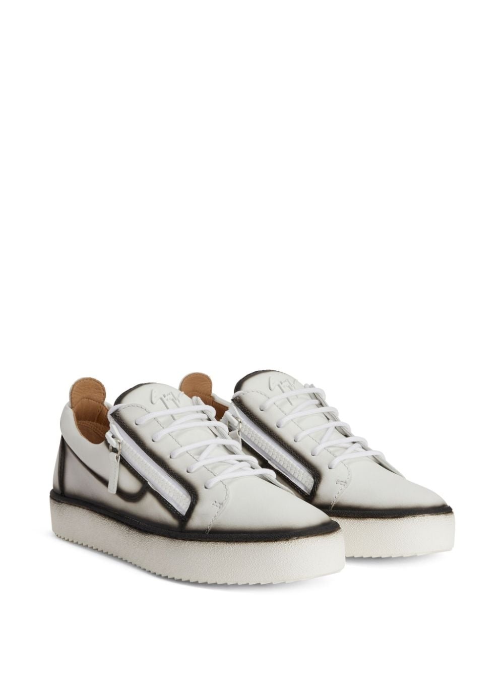 Frankie low-top leather sneakers - 2