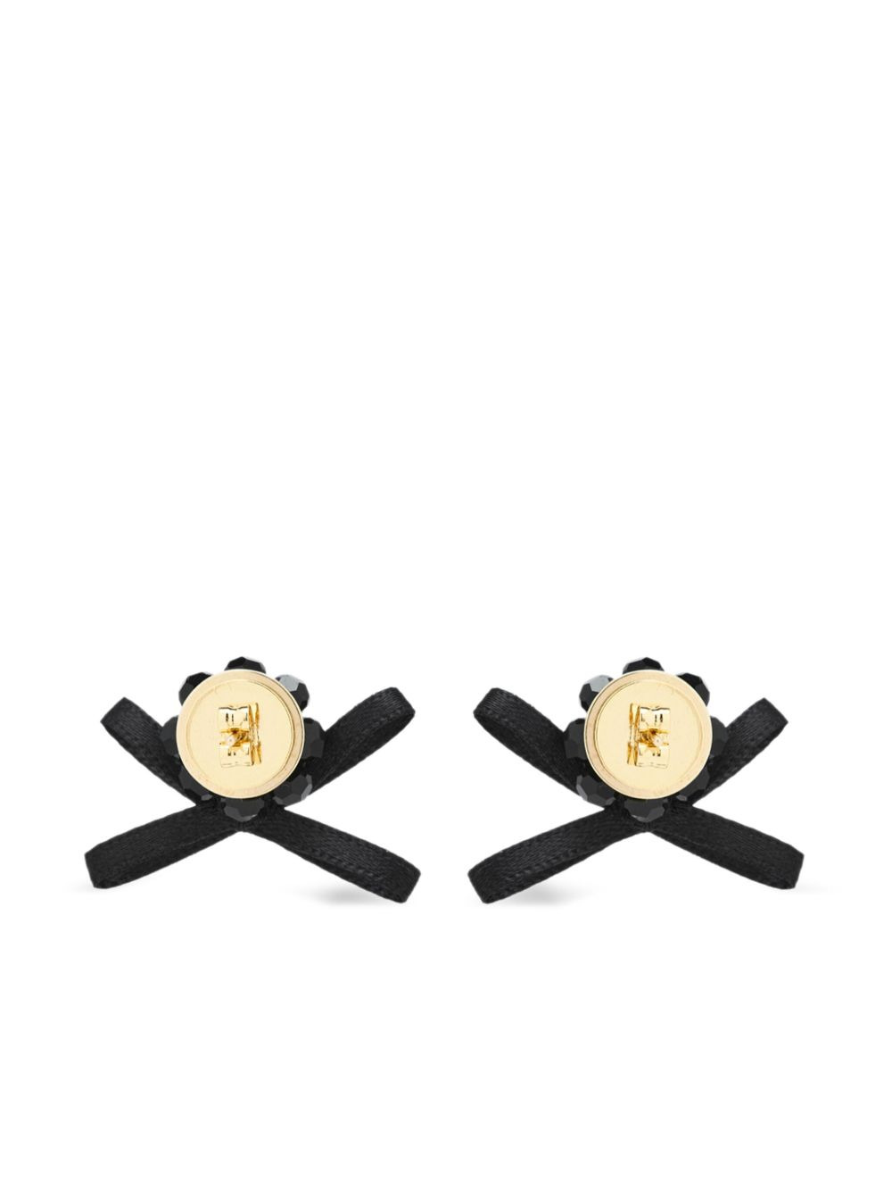 crystal-embellishment earrings - 2