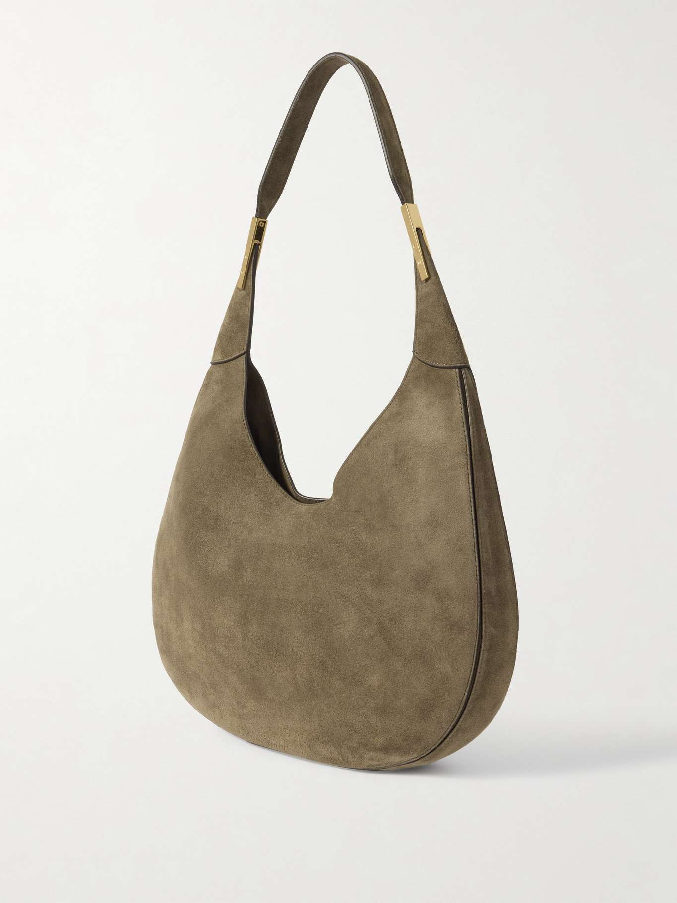 Florence suede tote Dark brown - 3