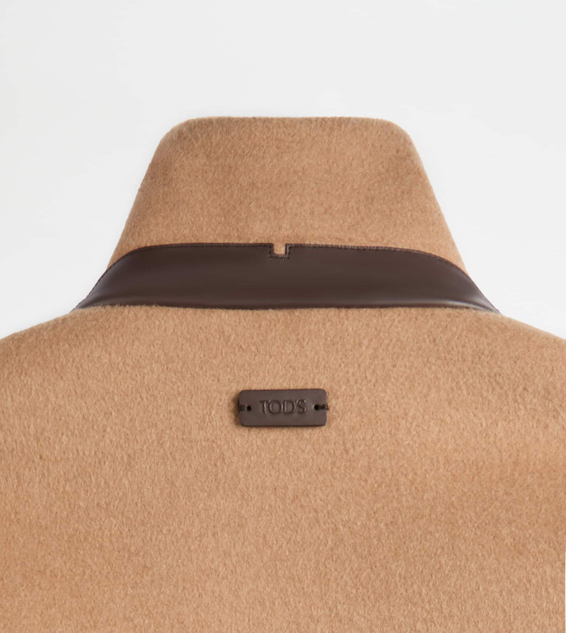 BLAZER IN CAMEL DOUBLE FABRIC - BEIGE 4