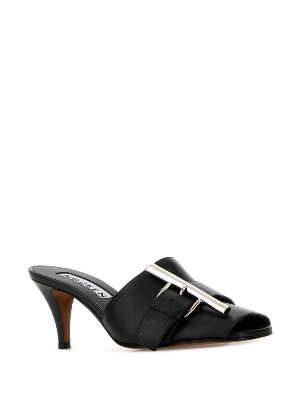 70mm leather mules - 2
