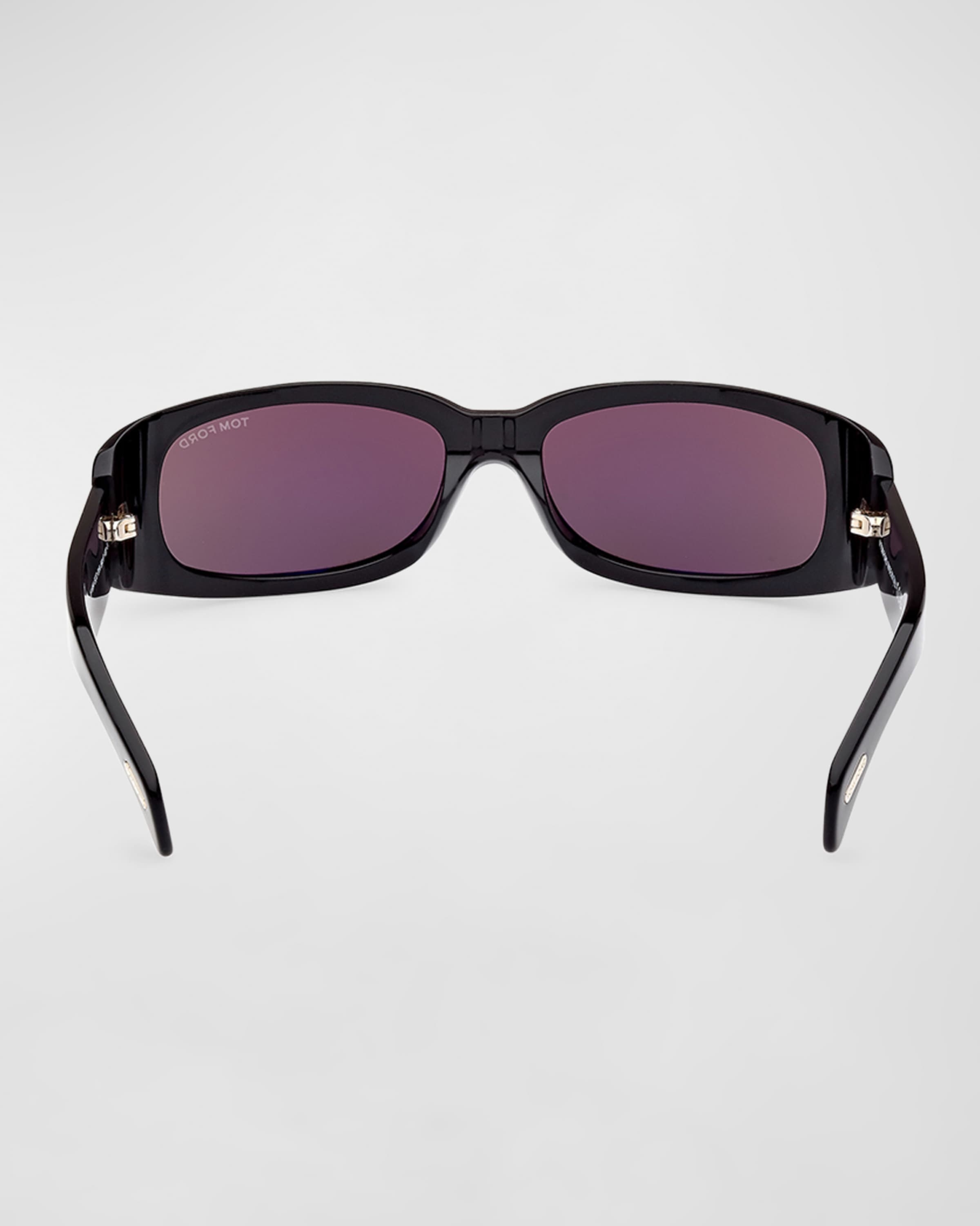 Corey Acetate & Plastic Wrap Sunglasses - 5