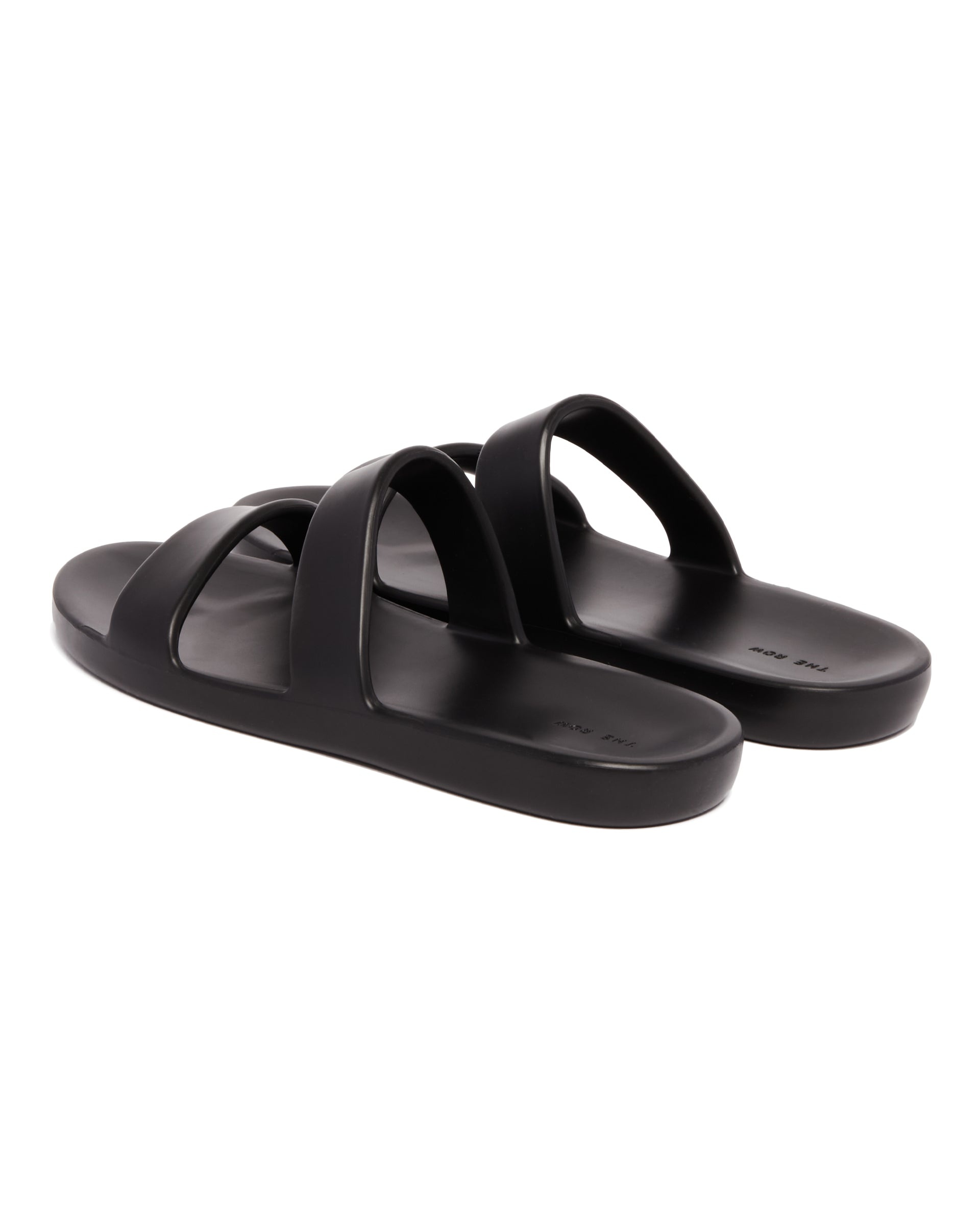 Black Foam Rubber Sandals - 5