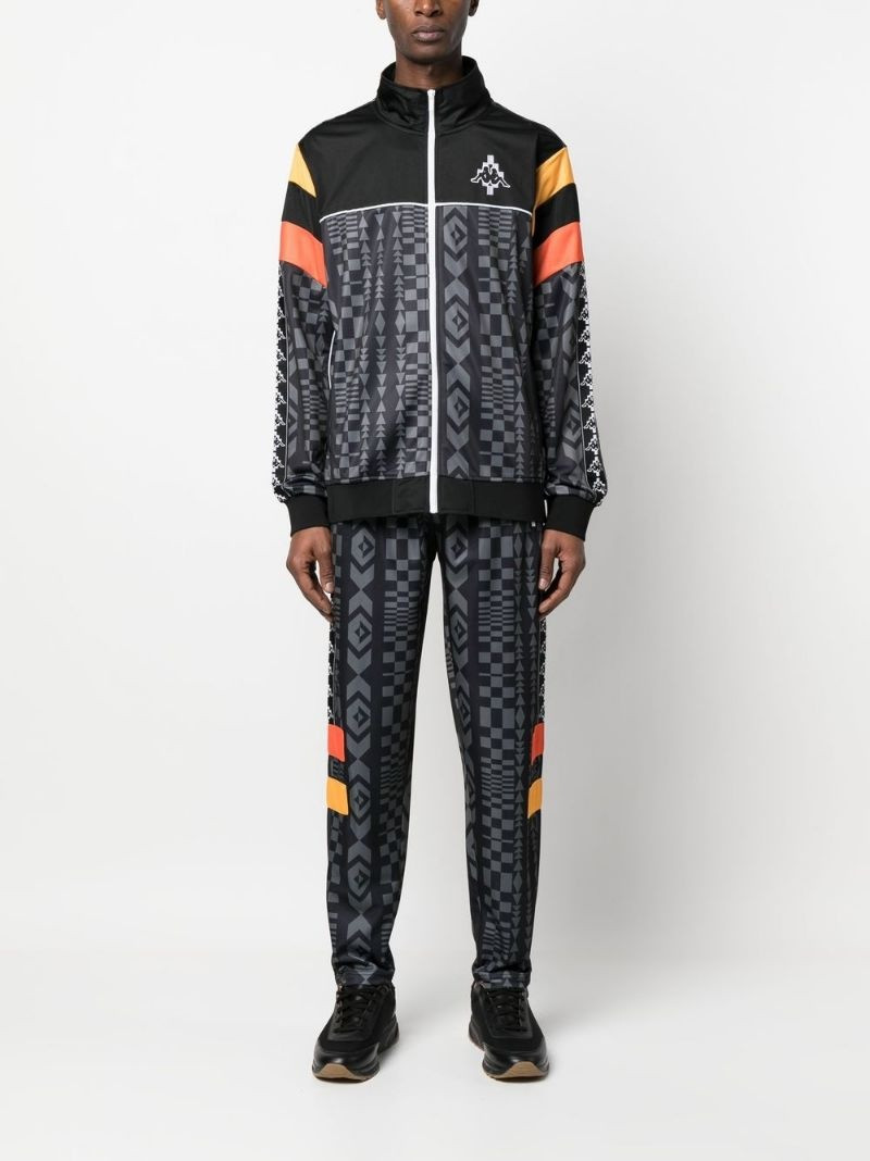 Marcelo Burlon County Of Milan xKAPPA logo-patch jacket outlook