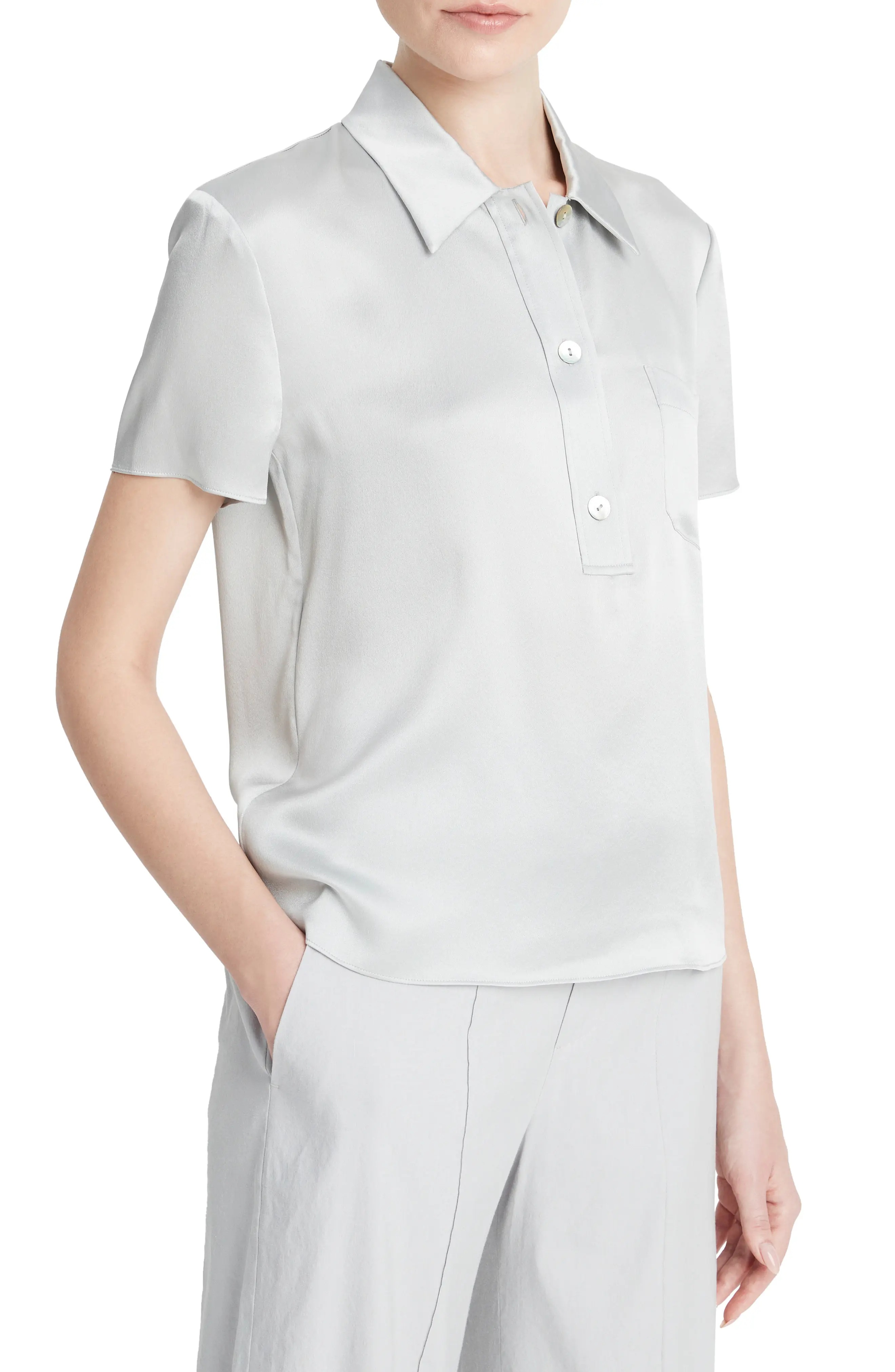 Silk Satin Polo - 3