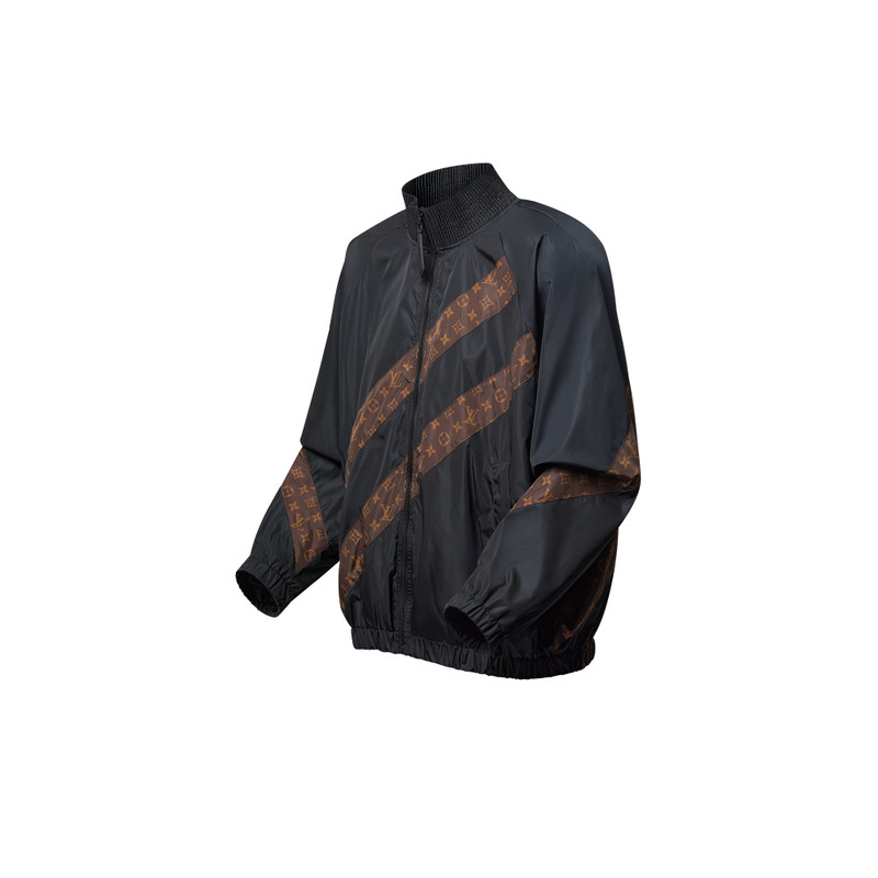 Louis Vuitton Monogram Stripe Zip-Up Jacket outlook