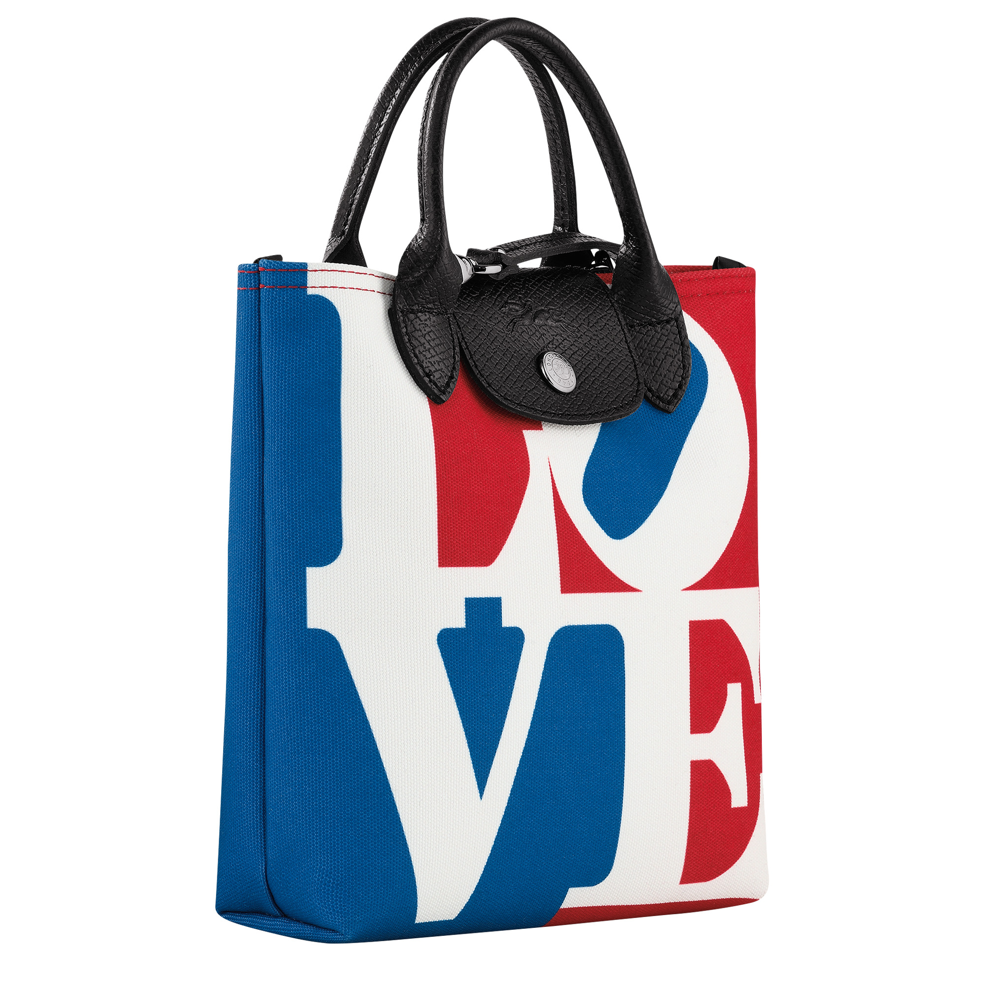Longchamp x Robert Indiana XS Crossbody bag White - Canvas - 3