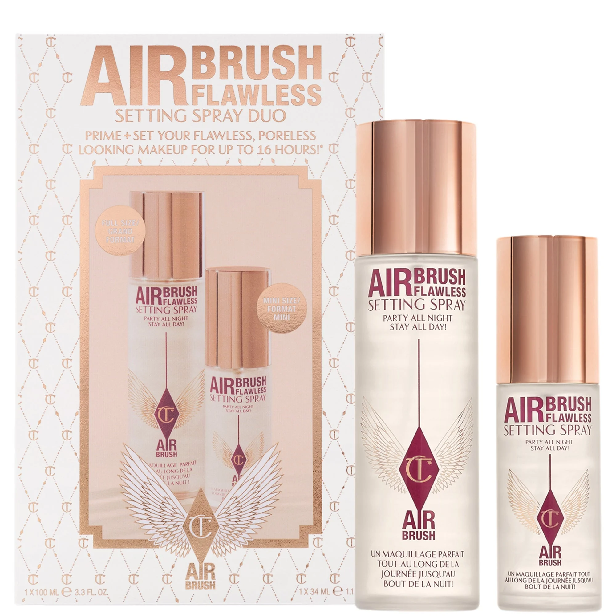 Charlotte Tilbury Airbrush Flawless Setting Spray Duo (25% Saving) - 1