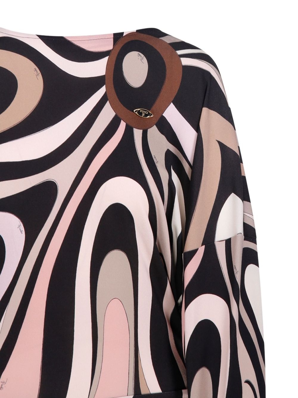 Marmo-print bodysuit - 4