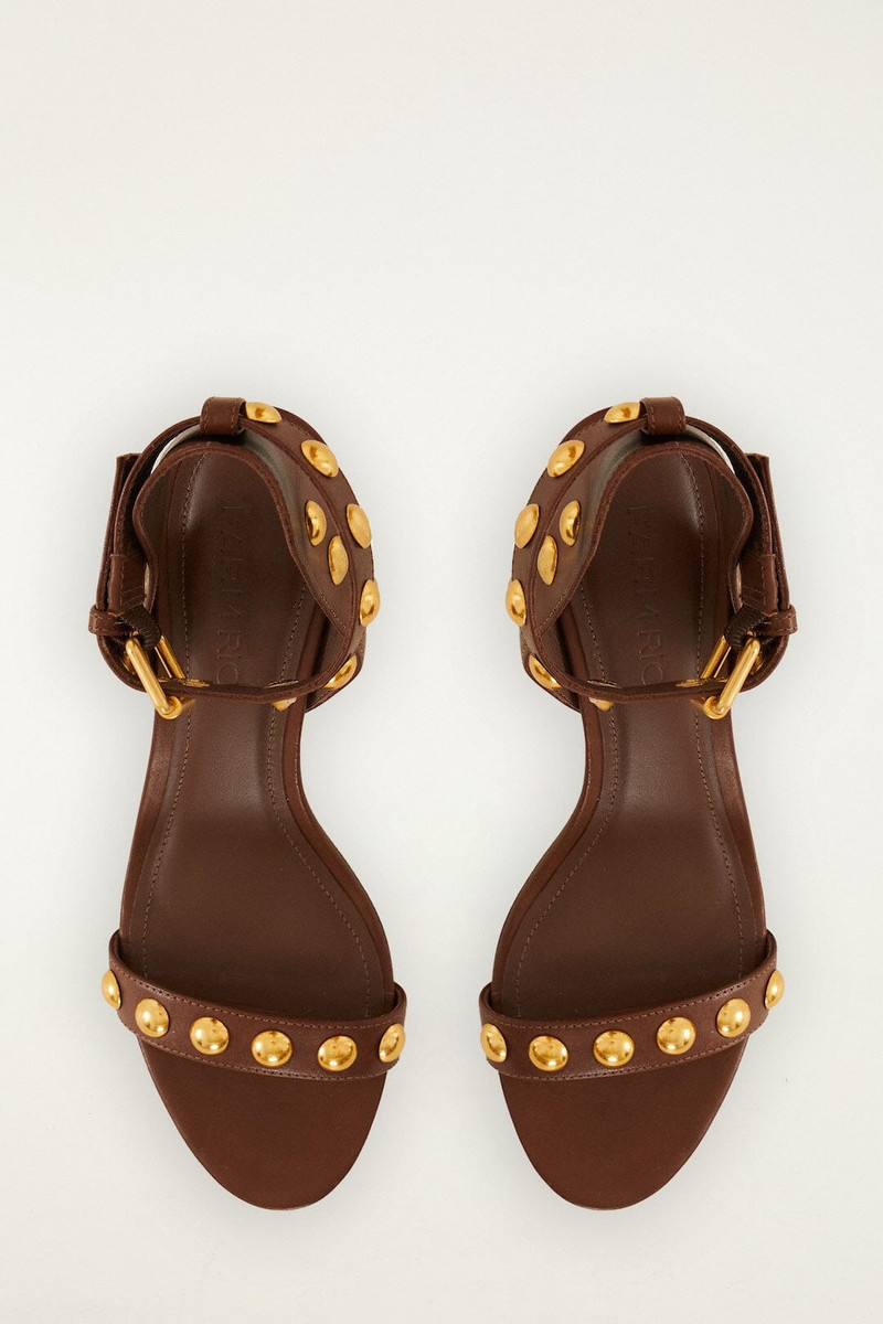 Leather Block Sandal 3