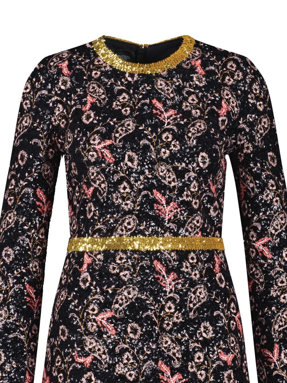 Popping Paisley-embroidered sequinned minidress - 2