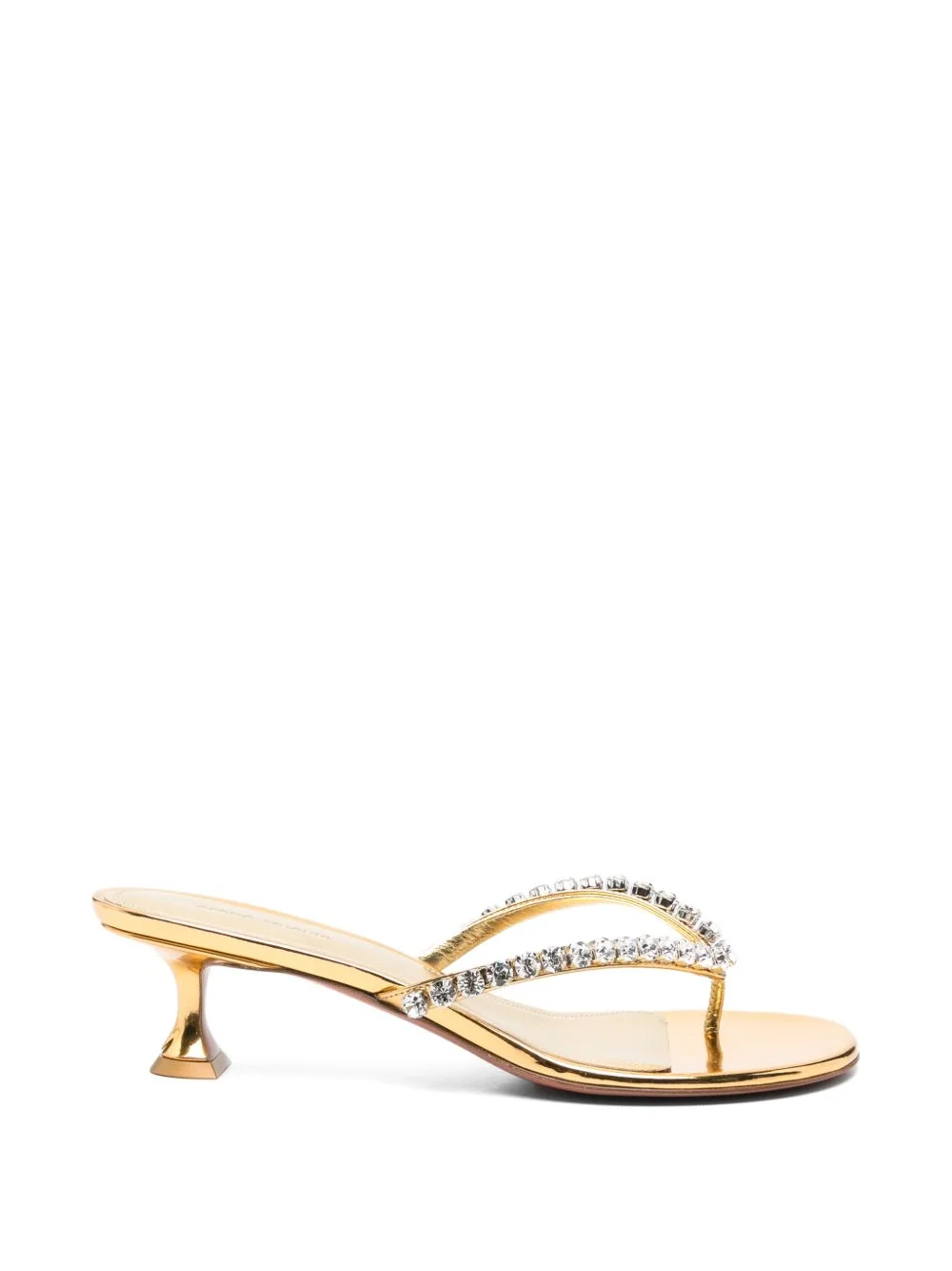 Gigi crystal-embellished heeled sandals - 1