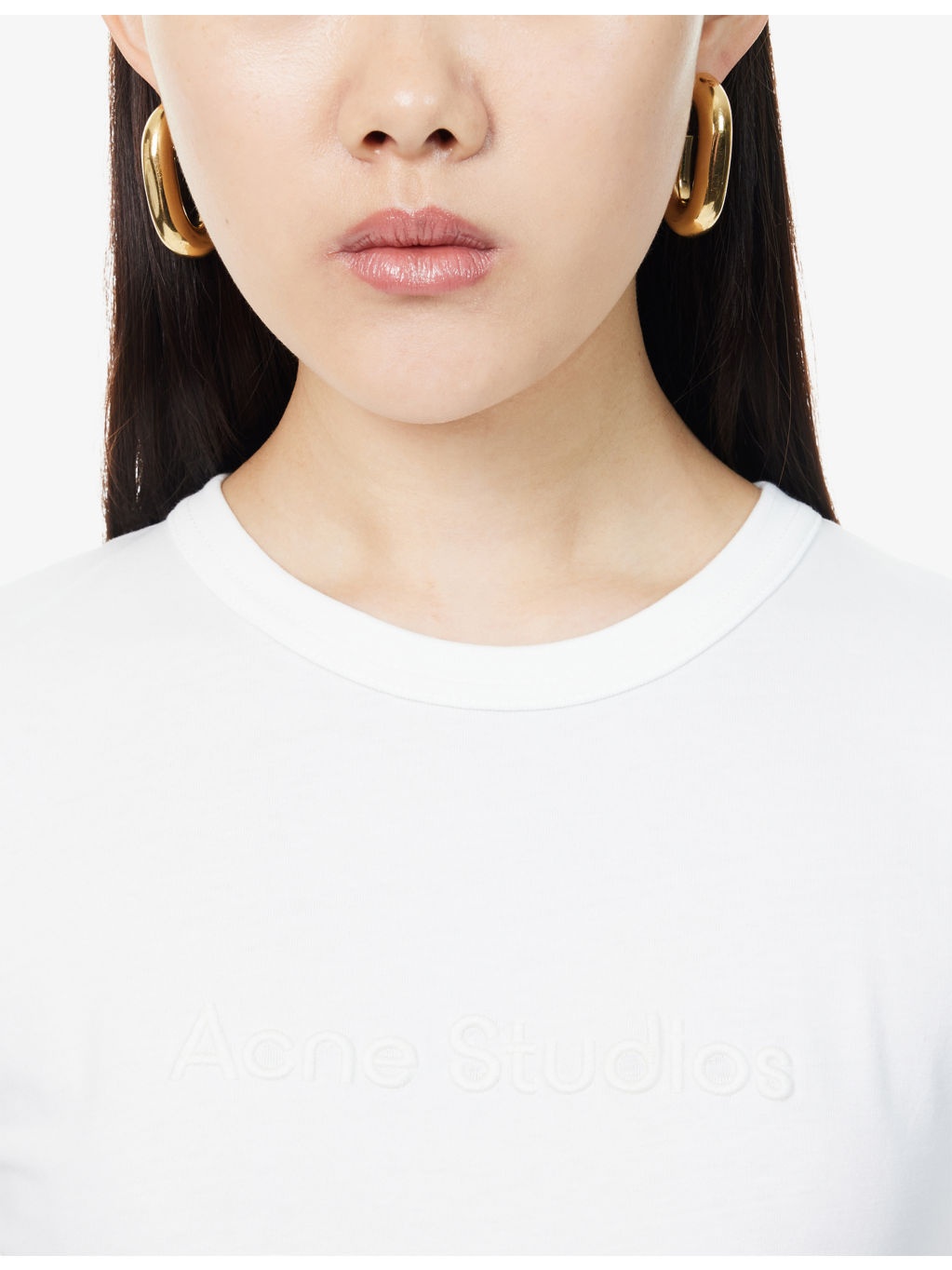 Brand-Embroidery Round-Neck Cotton-Jersey T-Shirt - 5
