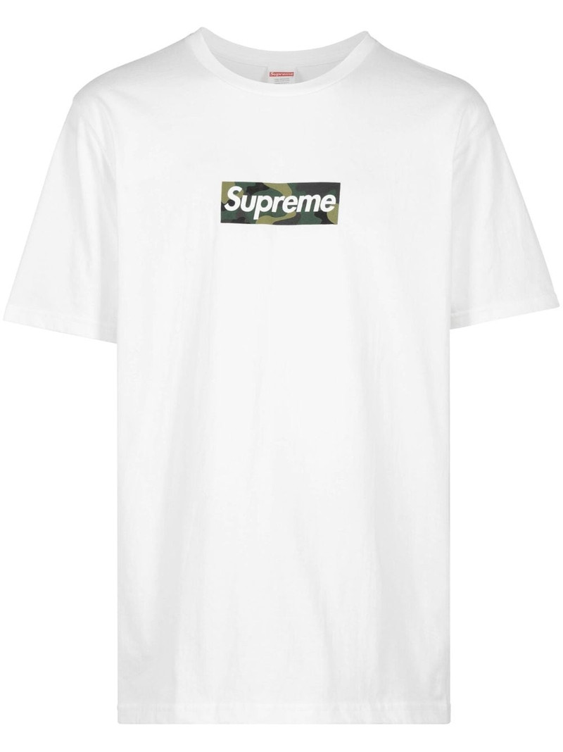 box logo cotton T-shirt 1