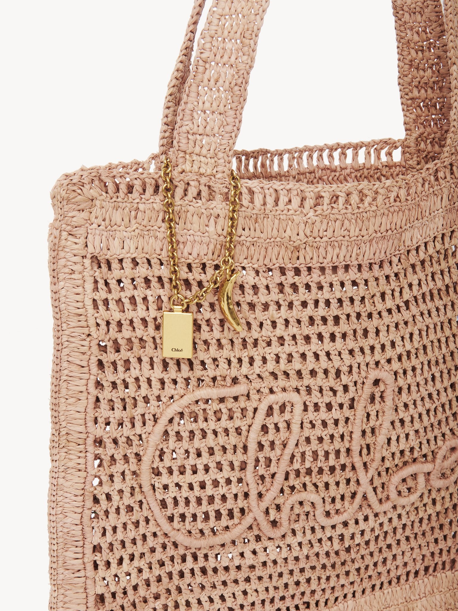 SUMMER BANANA TOTE BAG IN RAFFIA - 7