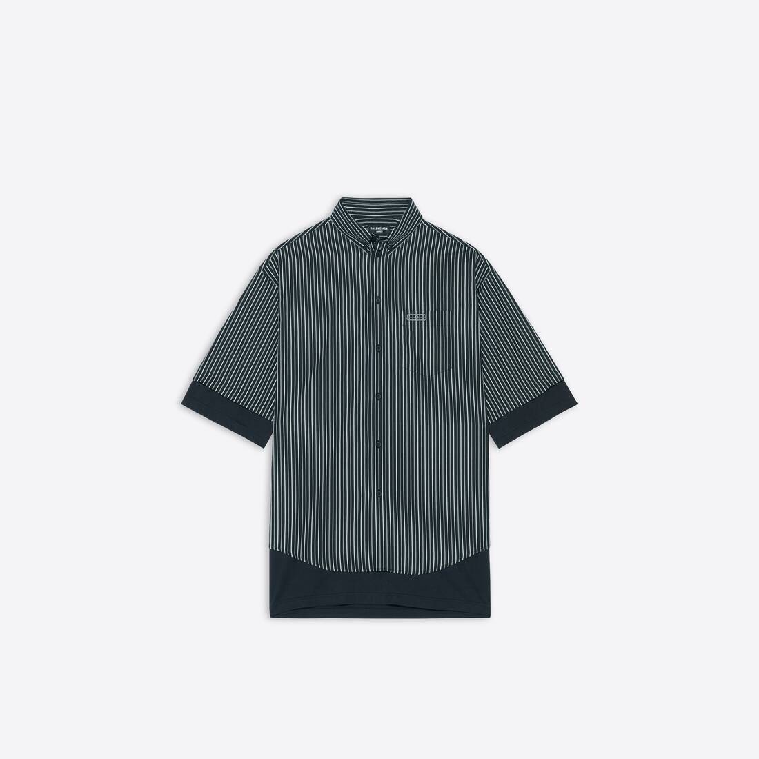 Men's Bb Icon Layered Shirt  in Black - 1