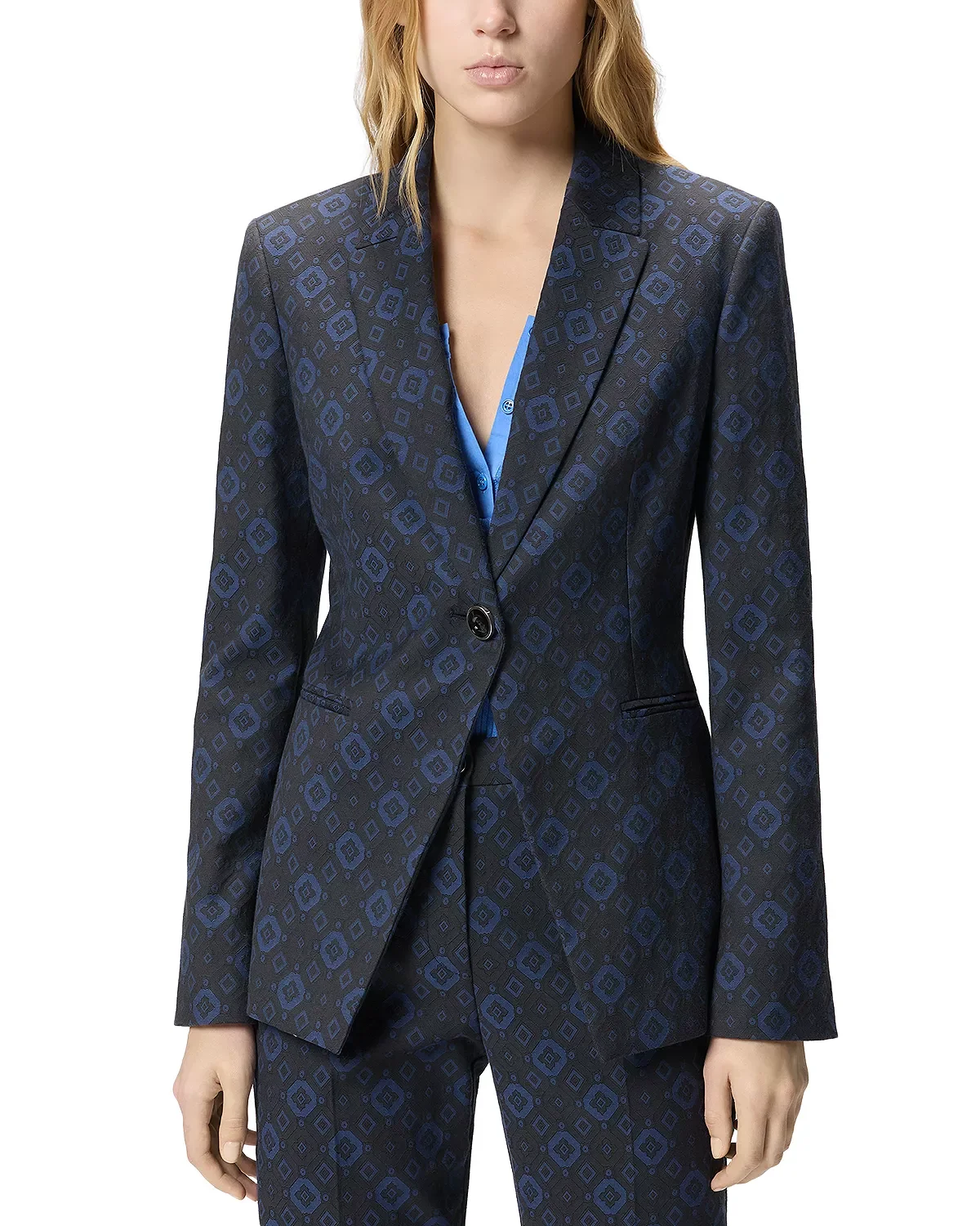 Gillian Jacquard Blazer - 1