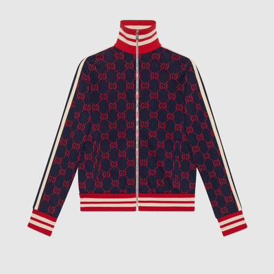 GUCCI GG jacquard cotton jacket outlook