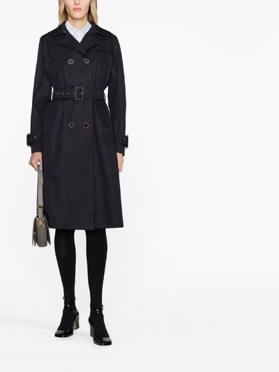 Herno belted double-breasted trench coat outlook