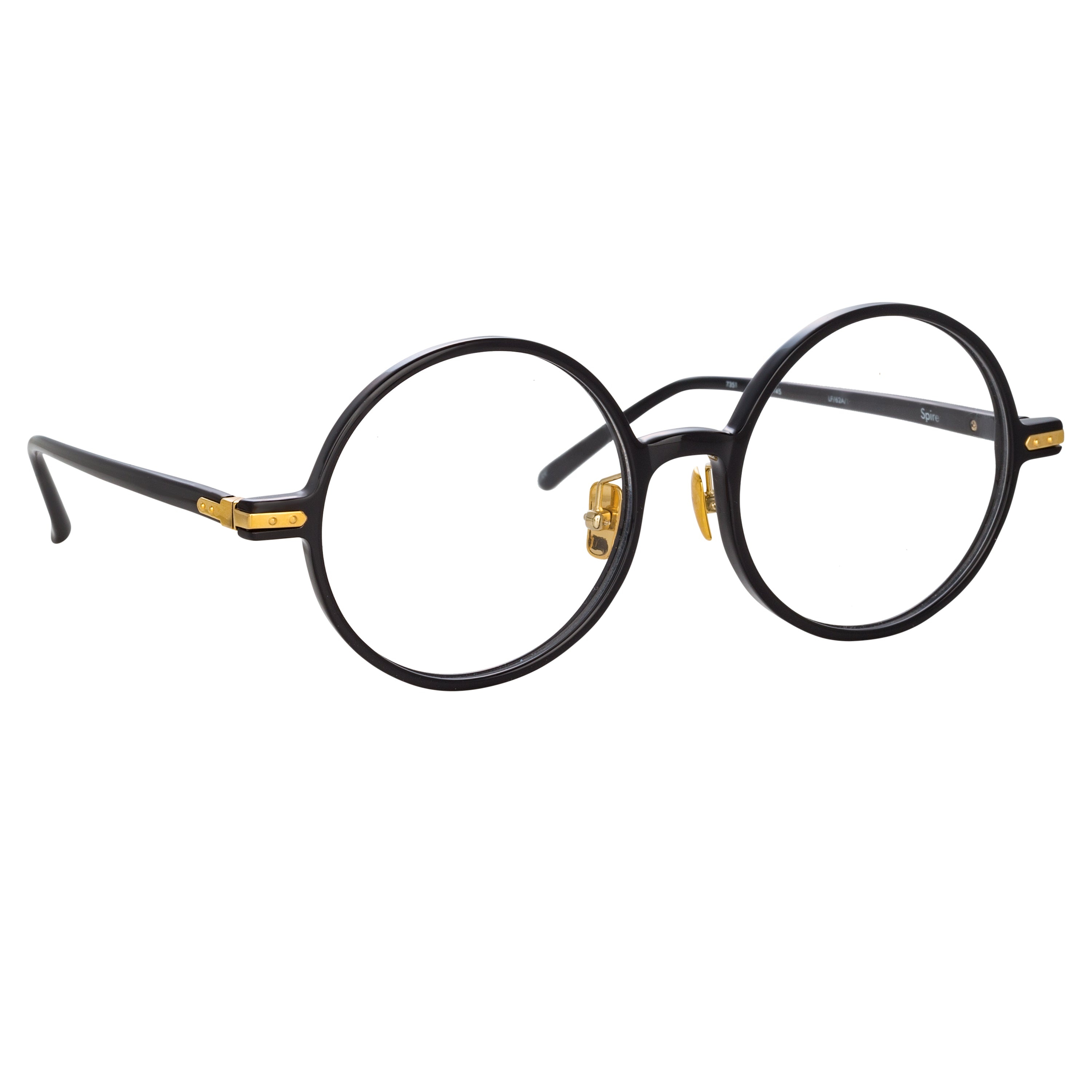 SPIRE A ROUND OPTICAL FRAME IN BLACK - 2