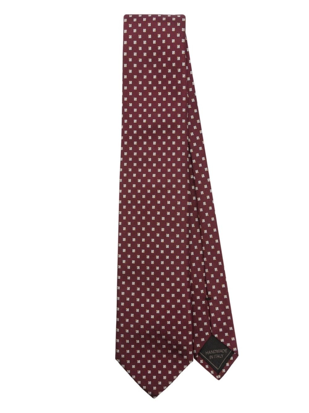 geometric-jacquard tie - 1