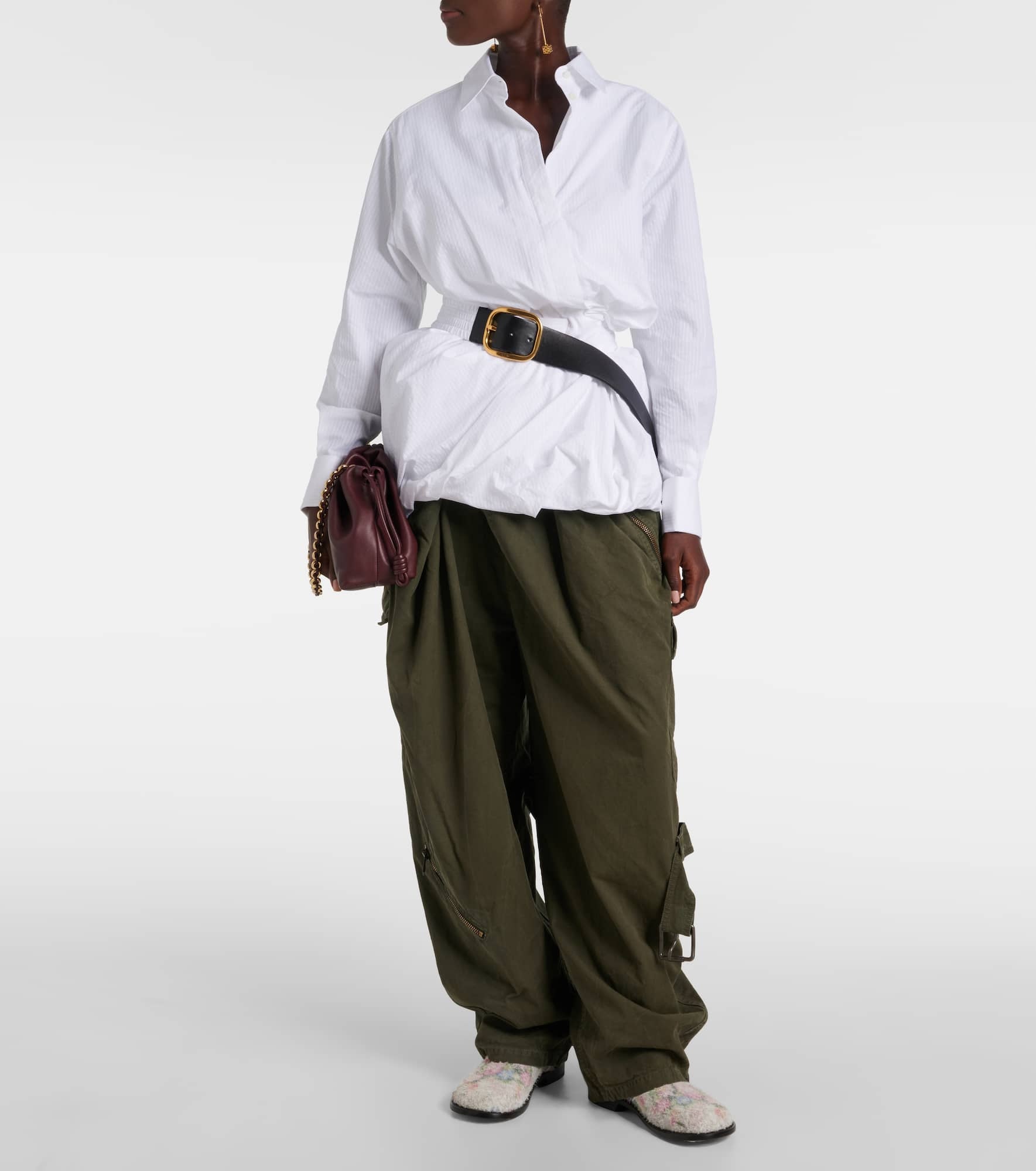Cotton cargo pants - 2
