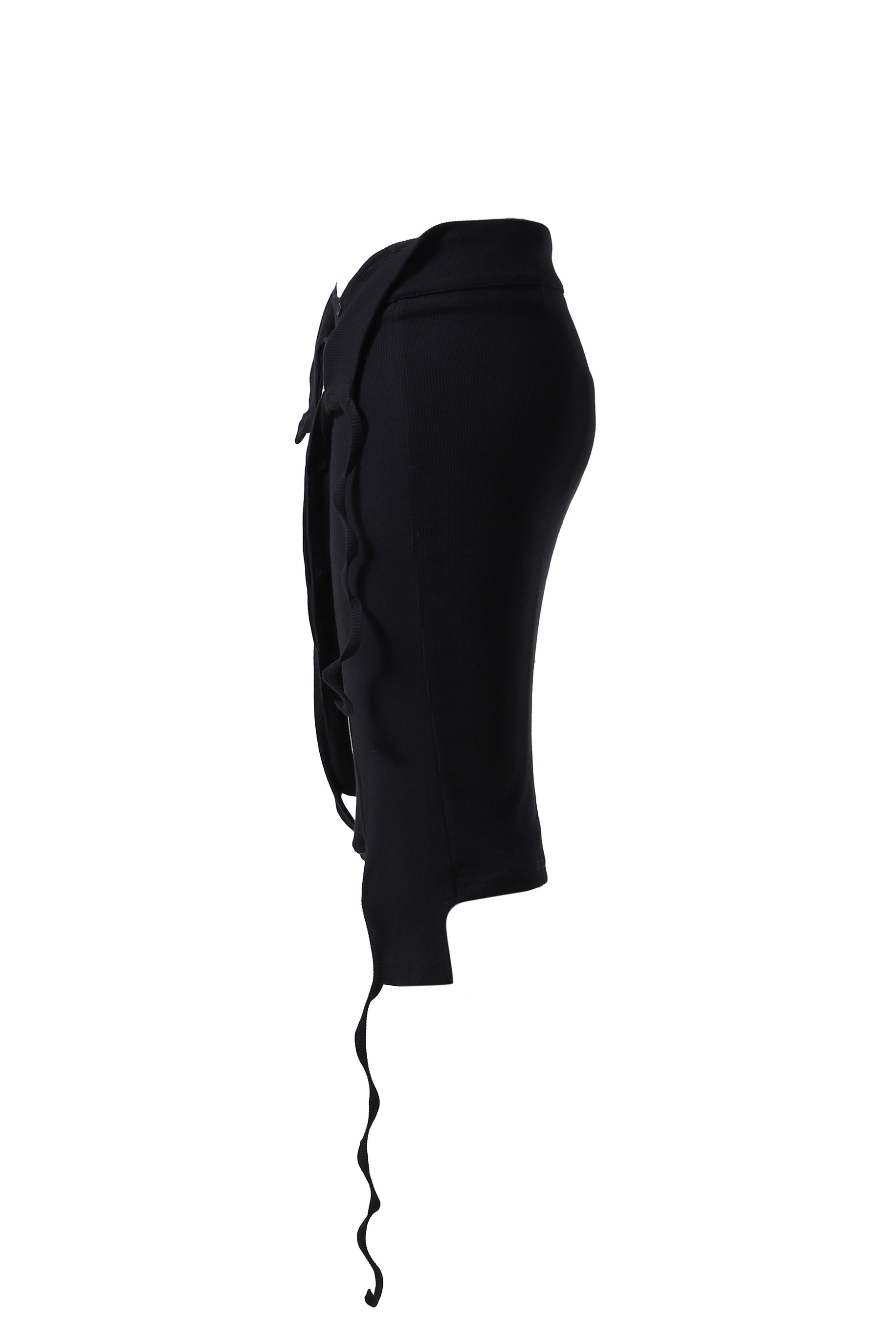 RIB SKIRT / BLK - 7