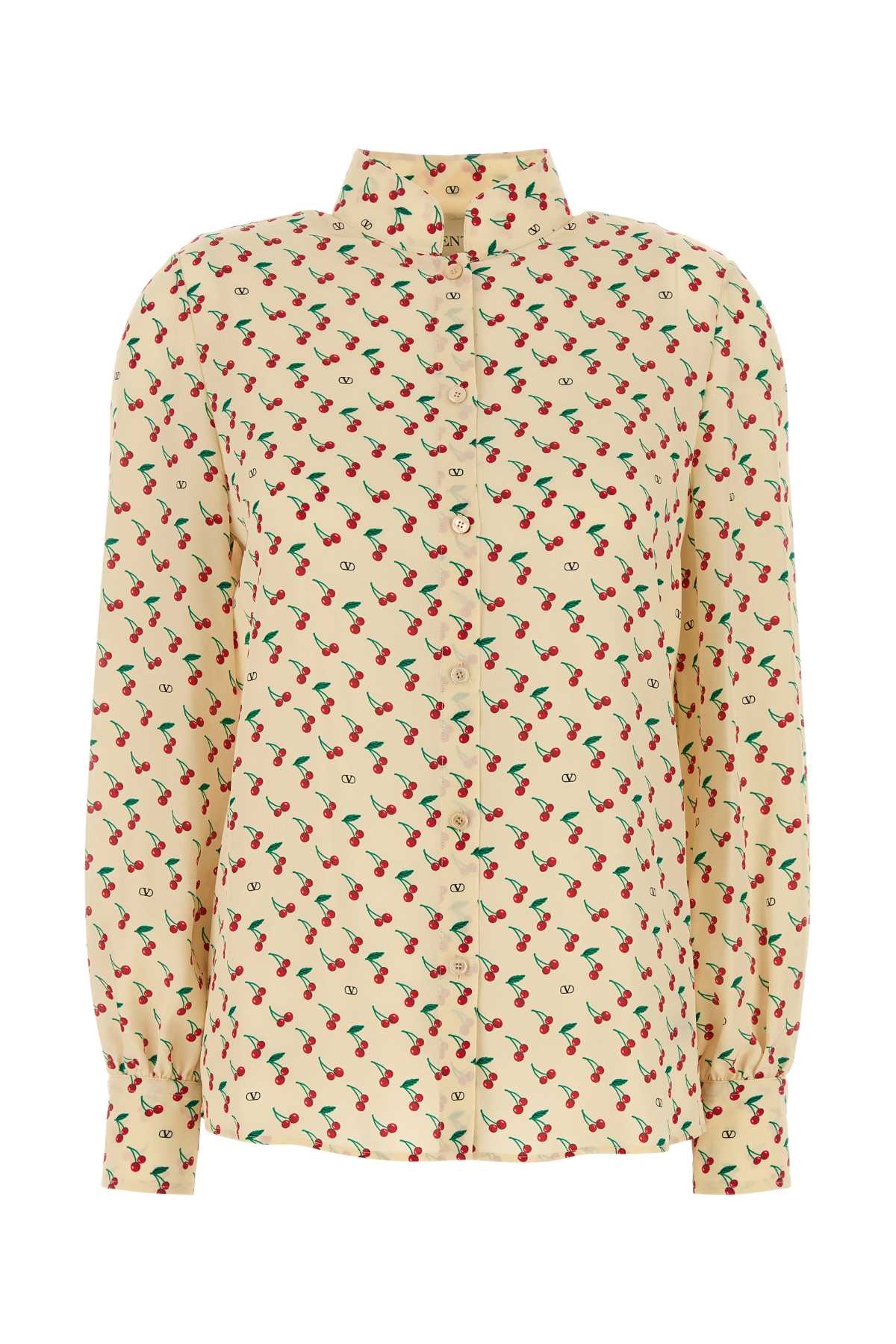 Valentino Garavani Women Printed Crepe Shirt - 1