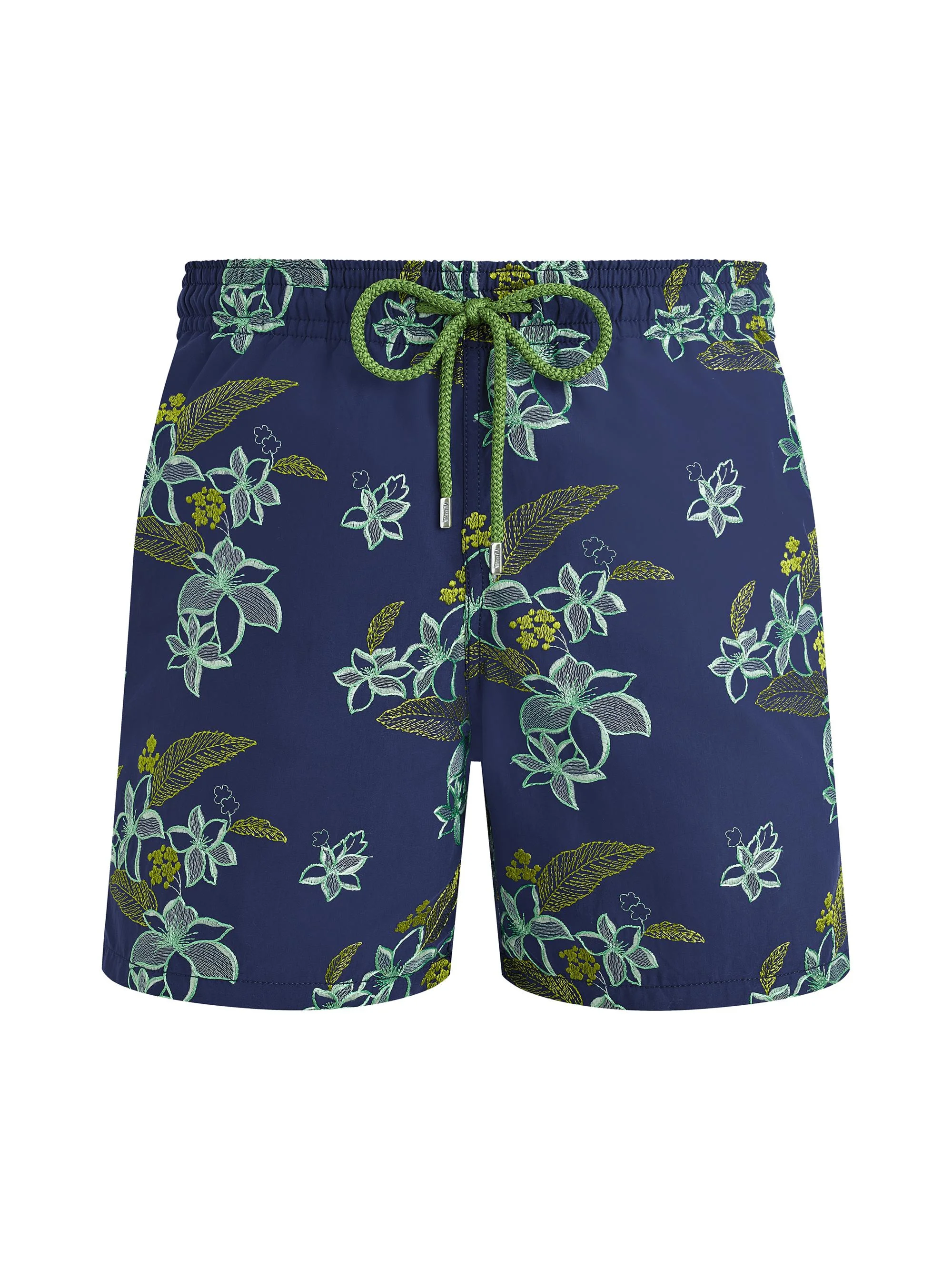 Men's Flower Power Swim Shorts - Minuit - 1