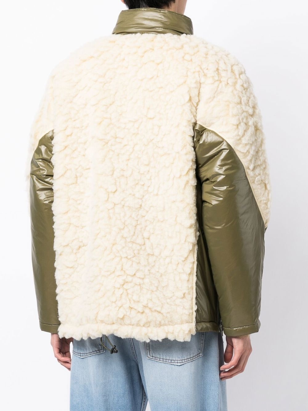 faux-shearling oversize coat - 4