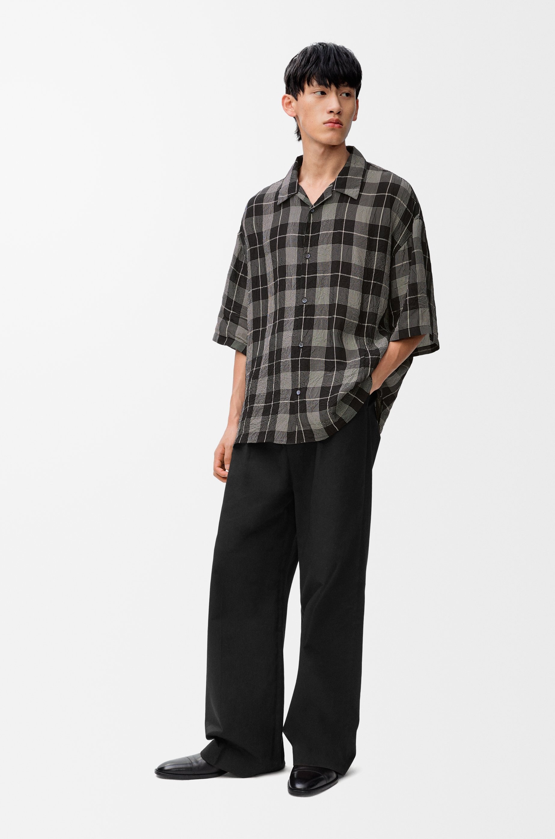 Short sleeve shirt in viscose - 2